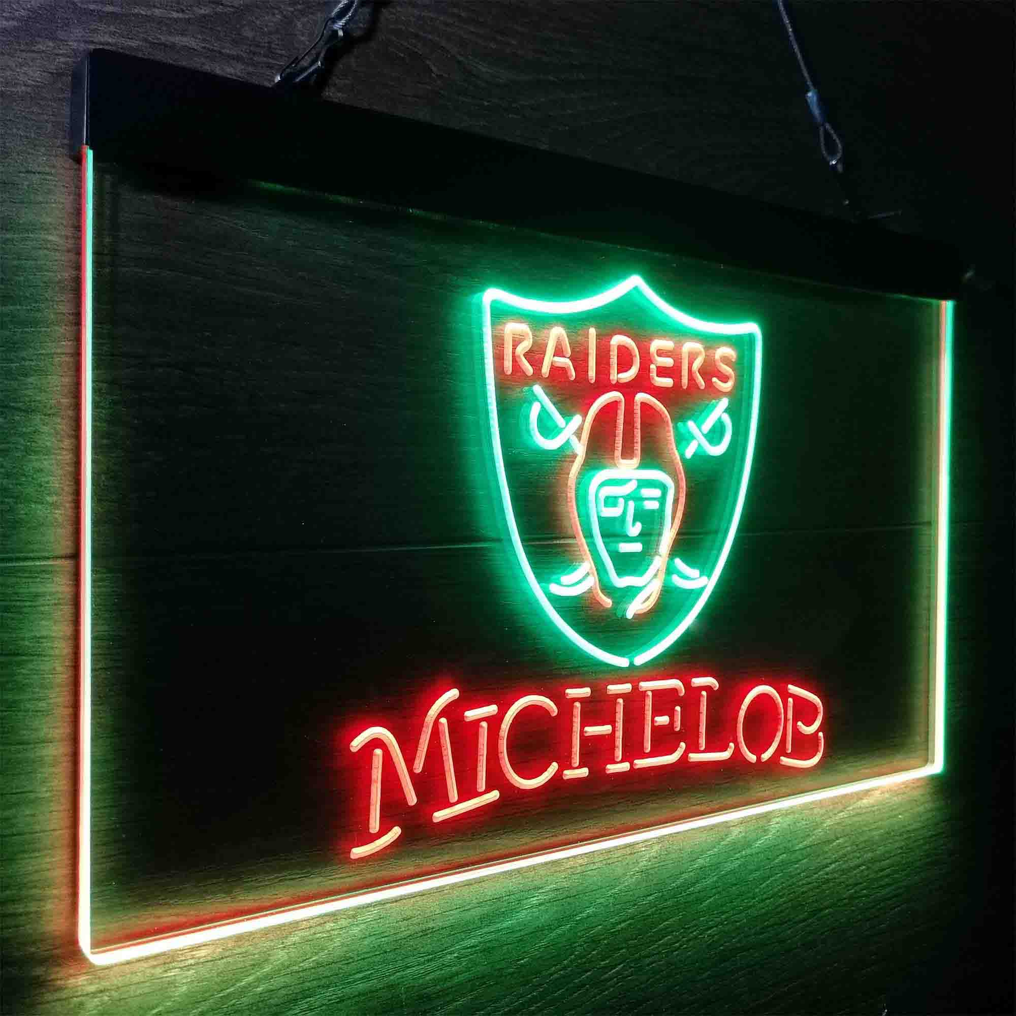 Michelob Bar Las Vegas Raiders Neon LED Sign - Image 23