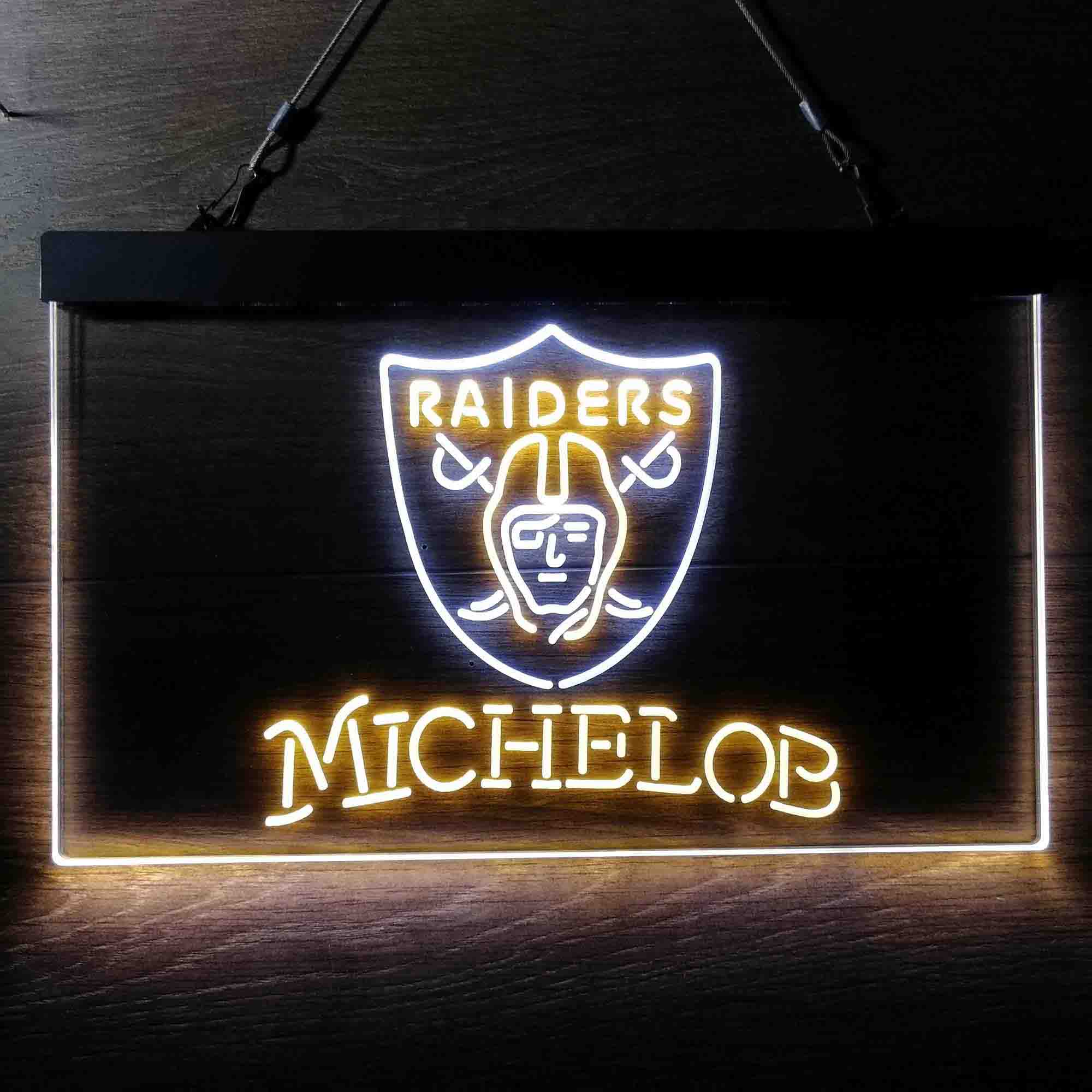 Michelob Bar Las Vegas Raiders Neon LED Sign - Image 5