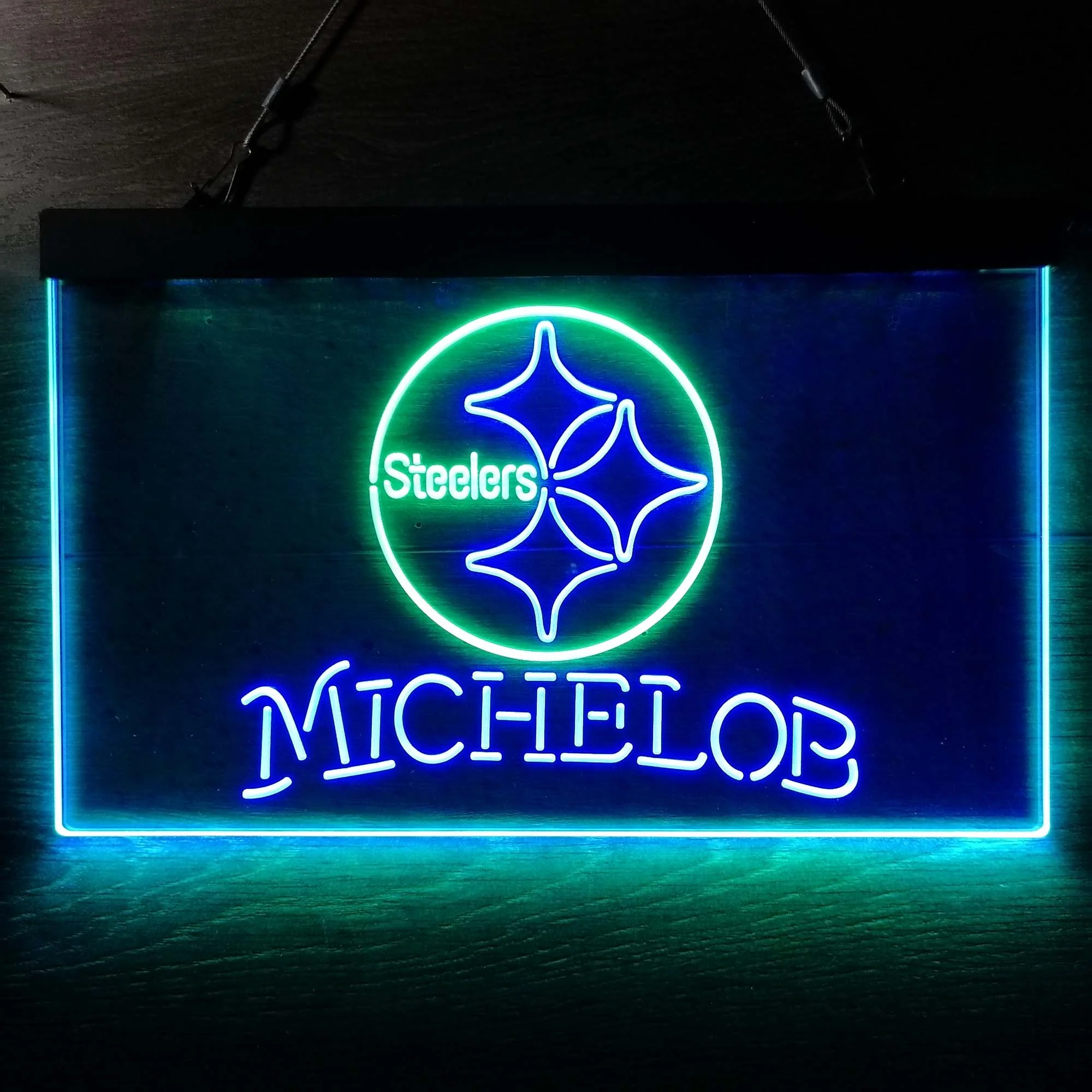 Michelob Bar Pittsburgh Steelers Est. 1933 Neon-Like LED Sign - Image 6