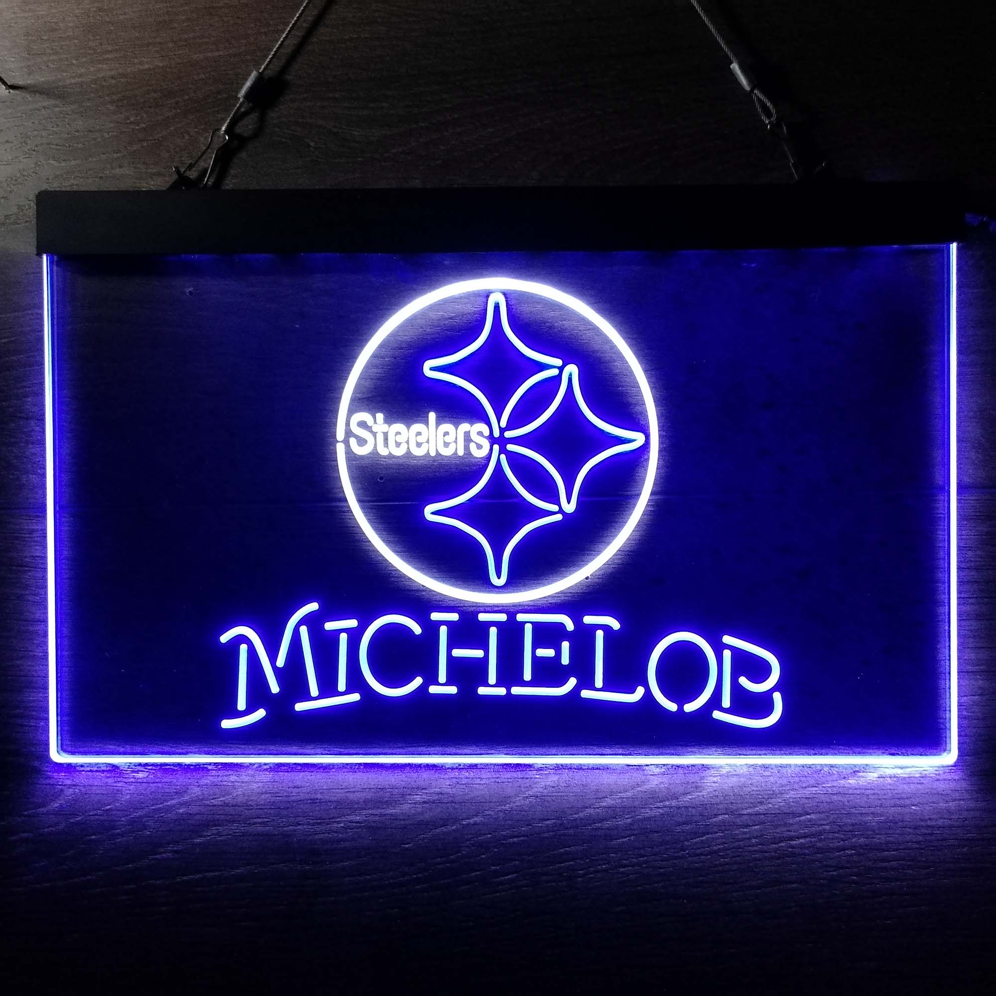 Michelob Bar Pittsburgh Steelers Est. 1933 Neon-Like LED Sign - Image 7