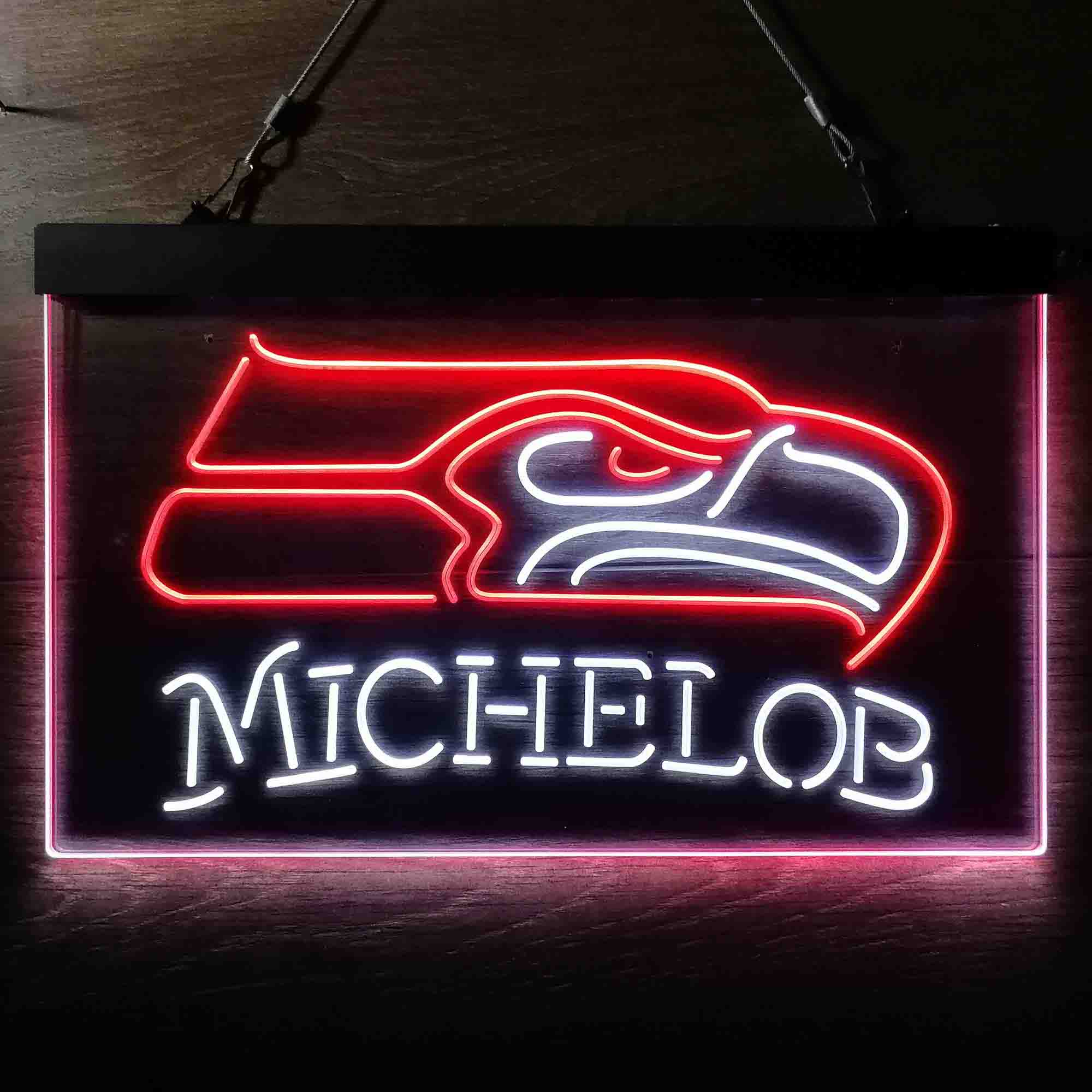 Michelob Bar Seattle Seahawks Est. 1976 Neon-Like LED Sign - Image 3