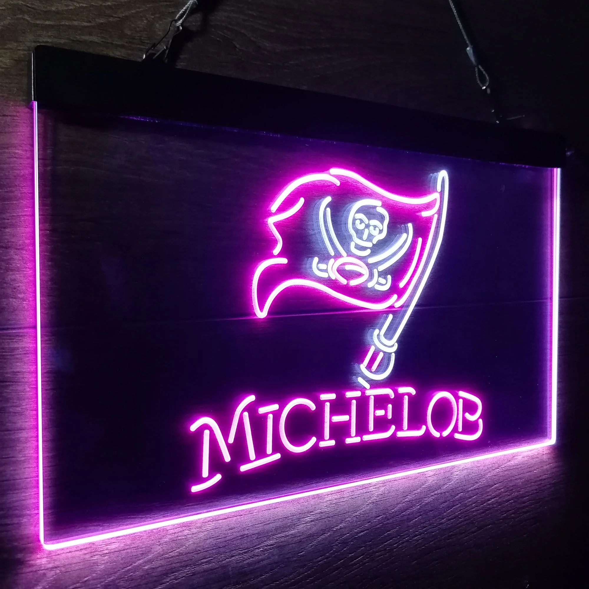 Michelob Bar Tampa Bay Buccaneers Est. 1976 Neon-Like LED Sign - Image 22