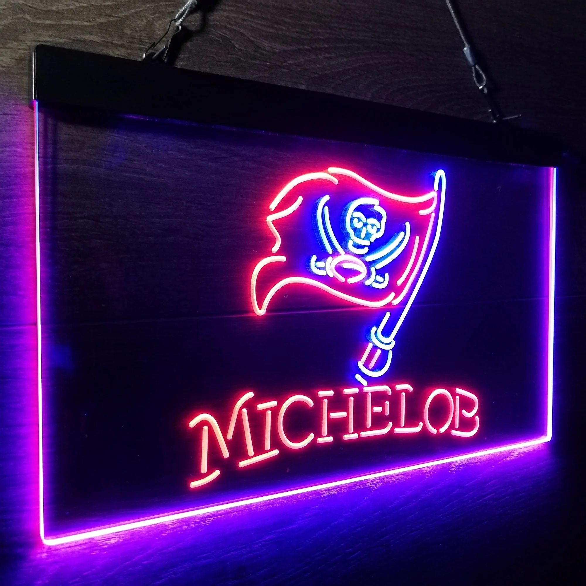 Michelob Bar Tampa Bay Buccaneers Est. 1976 Neon-Like LED Sign - Image 26