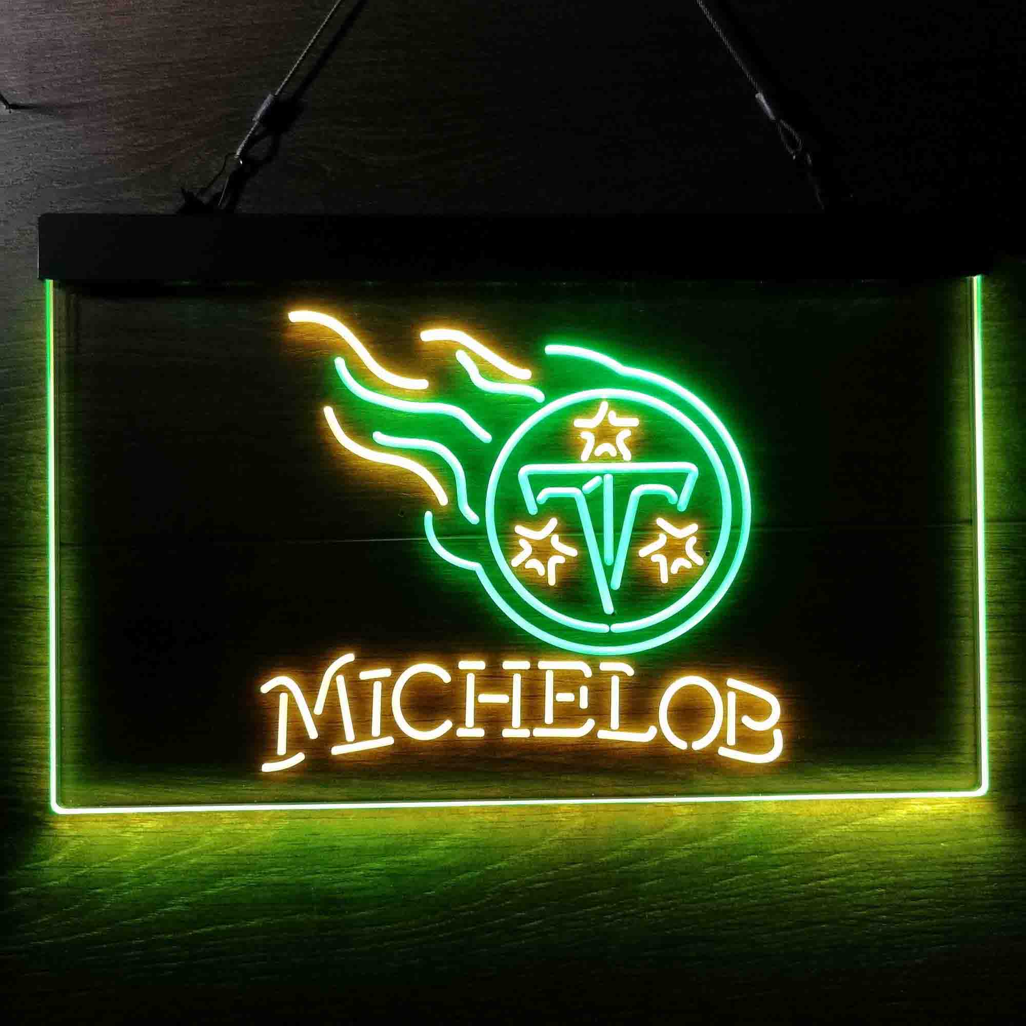 Michelob Bar Tennessee Titans Est. 1960 Neon-Like LED Sign - Image 13