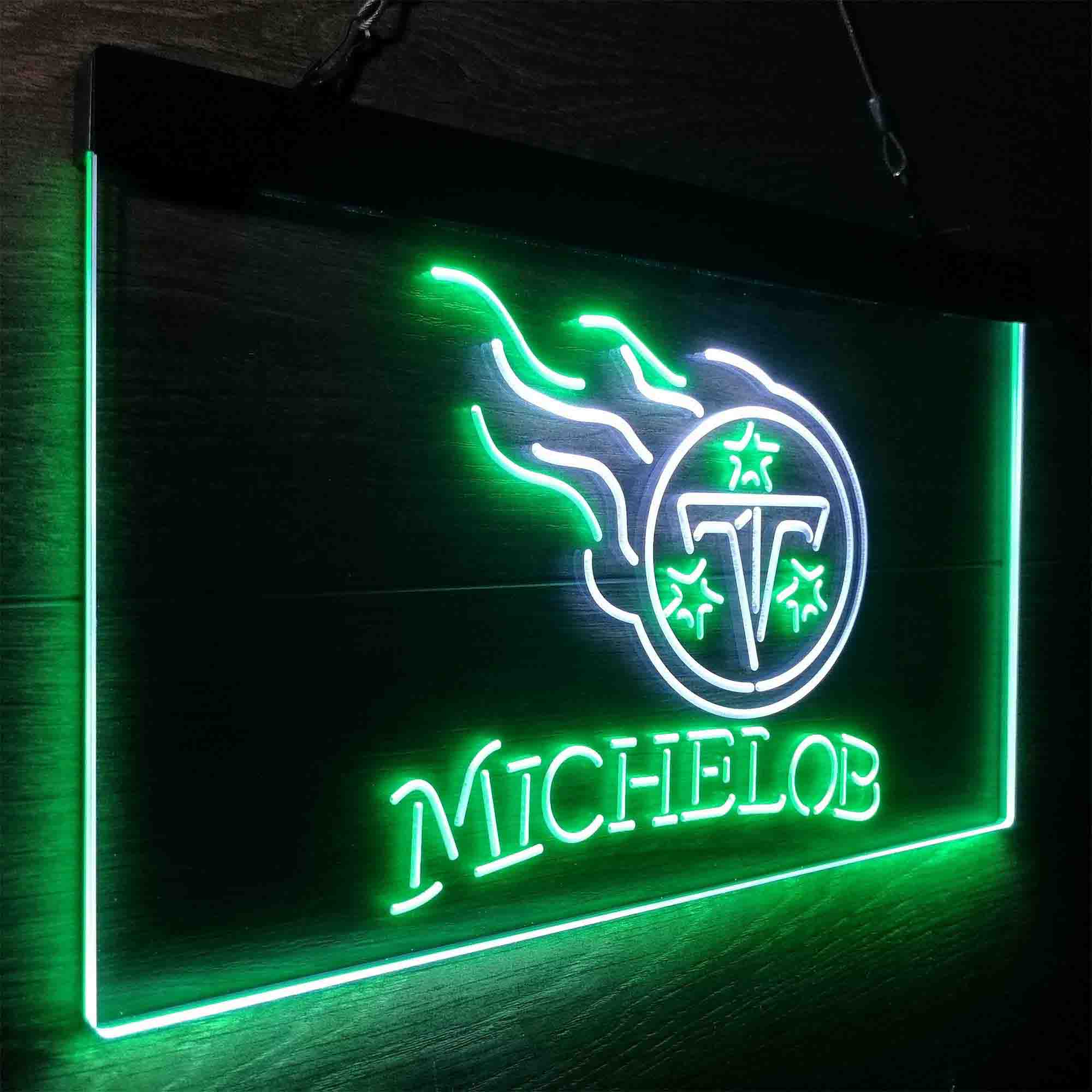 Michelob Bar Tennessee Titans Est. 1960 Neon-Like LED Sign - Image 20
