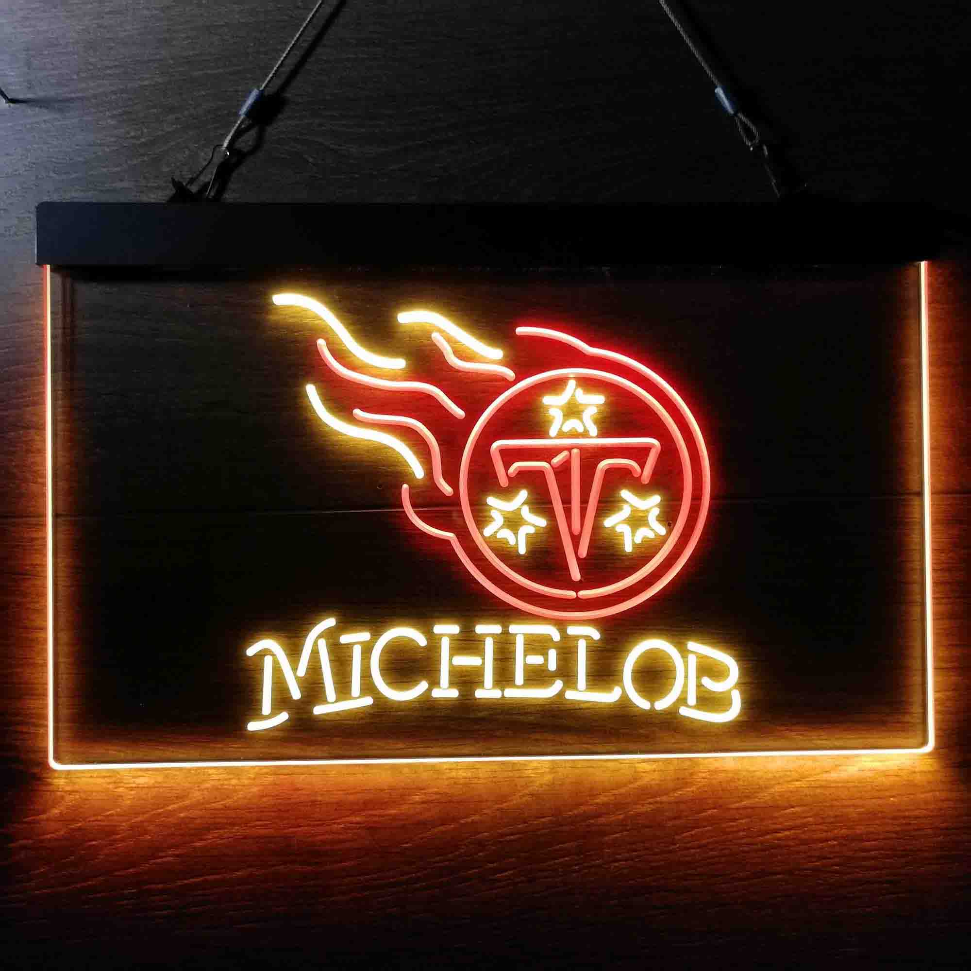 Michelob Bar Tennessee Titans Est. 1960 Neon-Like LED Sign - Image 6