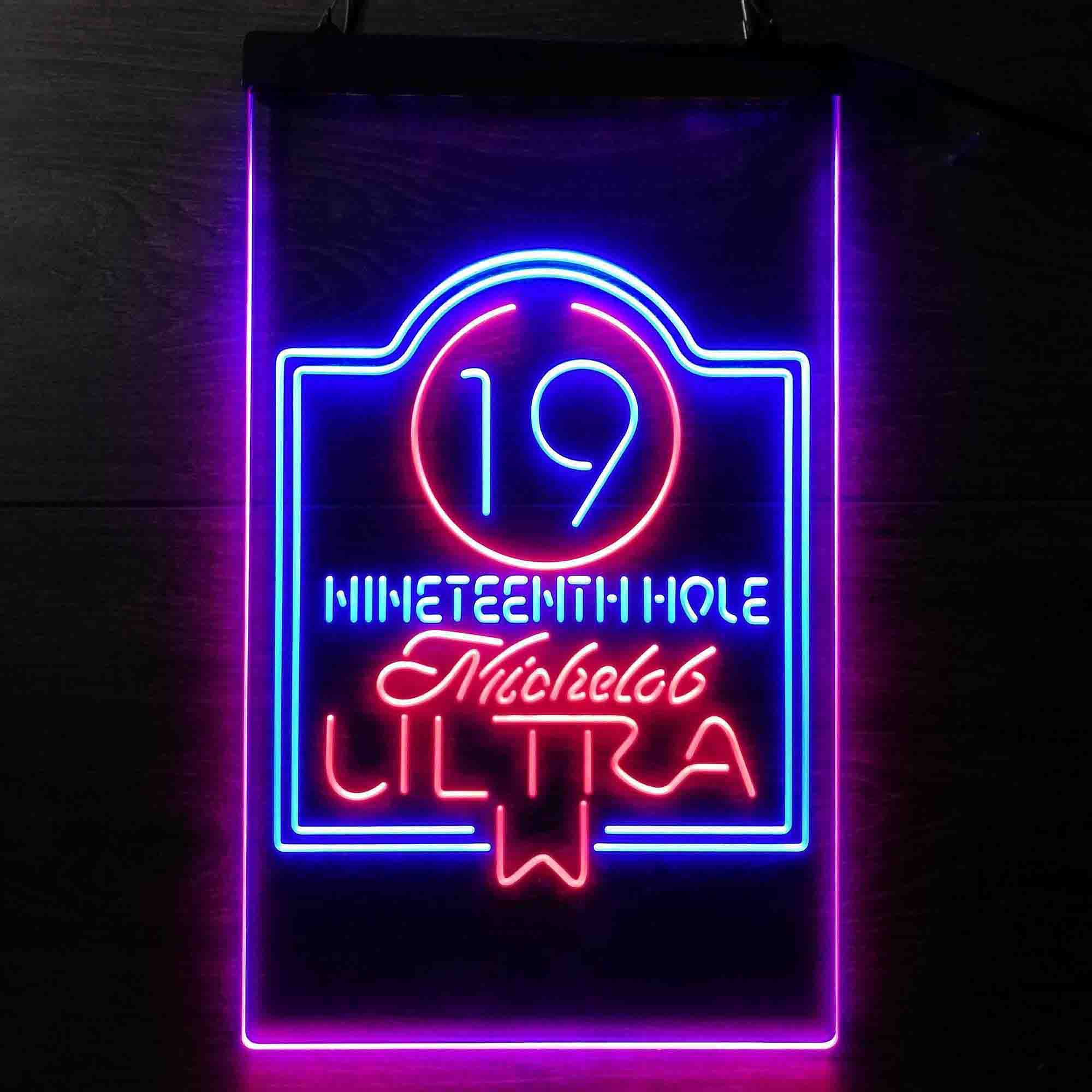 Michelob Beer 19th Hole Golf Home Bar Neon Light LED Sign - Image 7