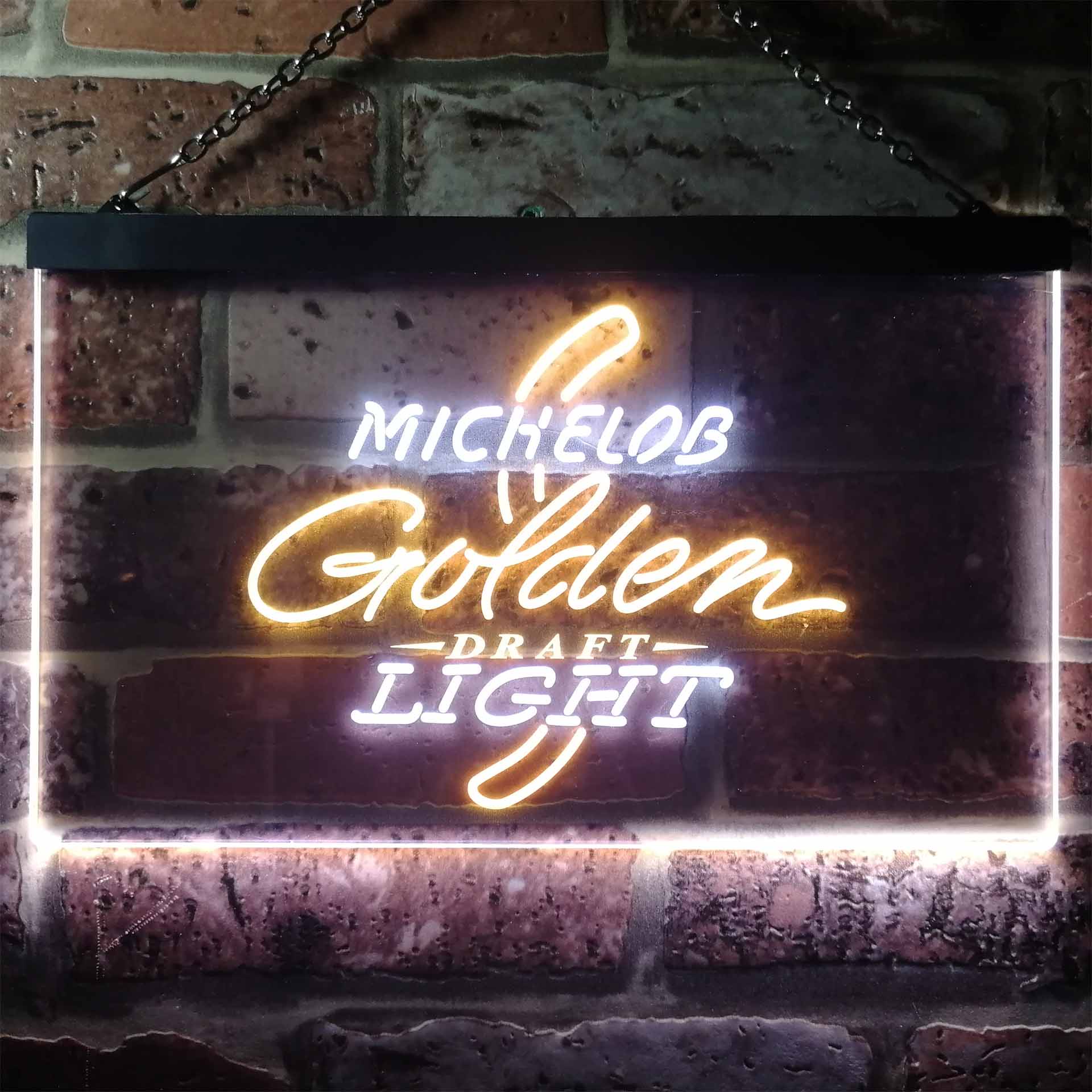 Michelob Golden Light Draft Home Bar Neon Light LED Sign - Image 5