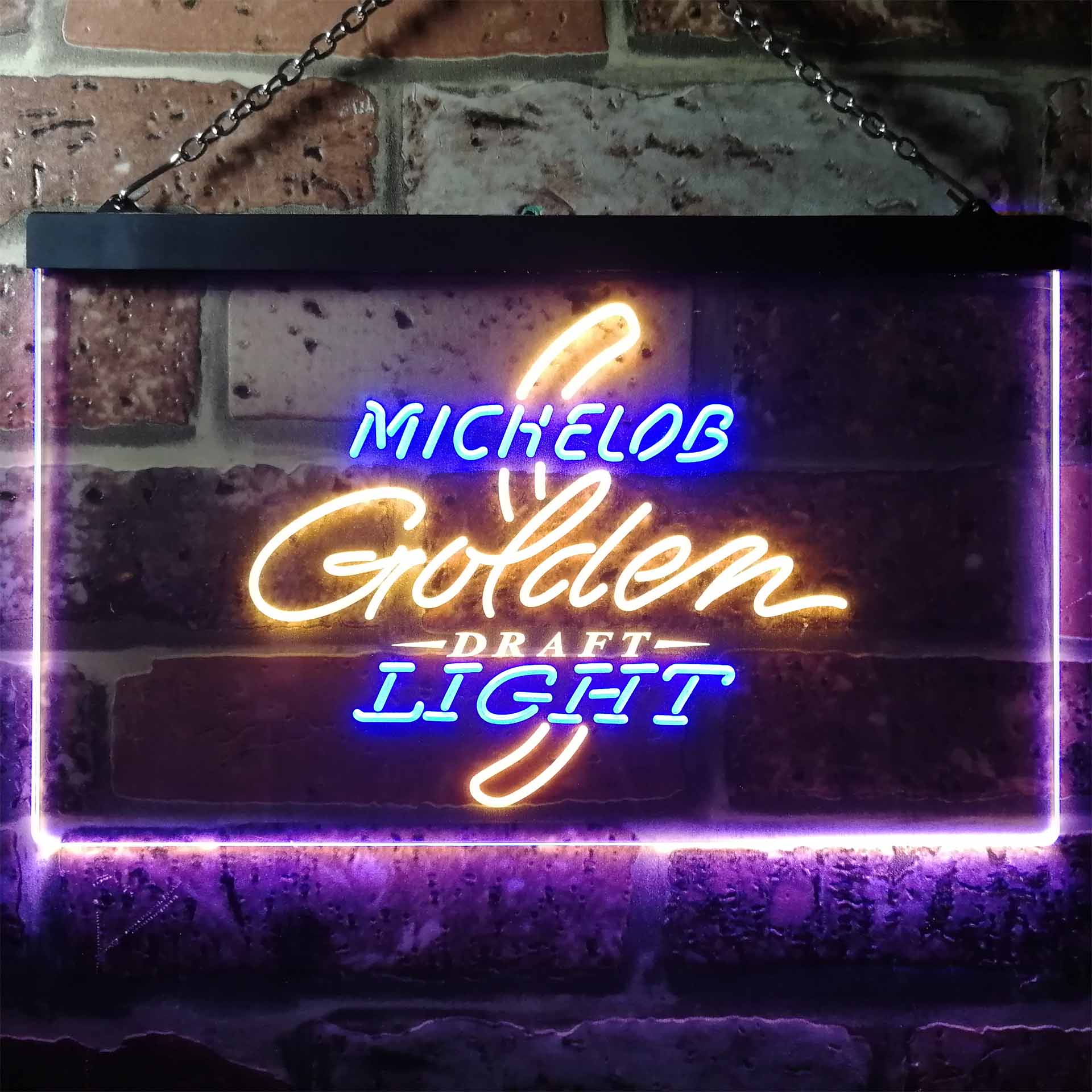 Michelob Golden Light Draft Home Bar Neon Light LED Sign - Image 8
