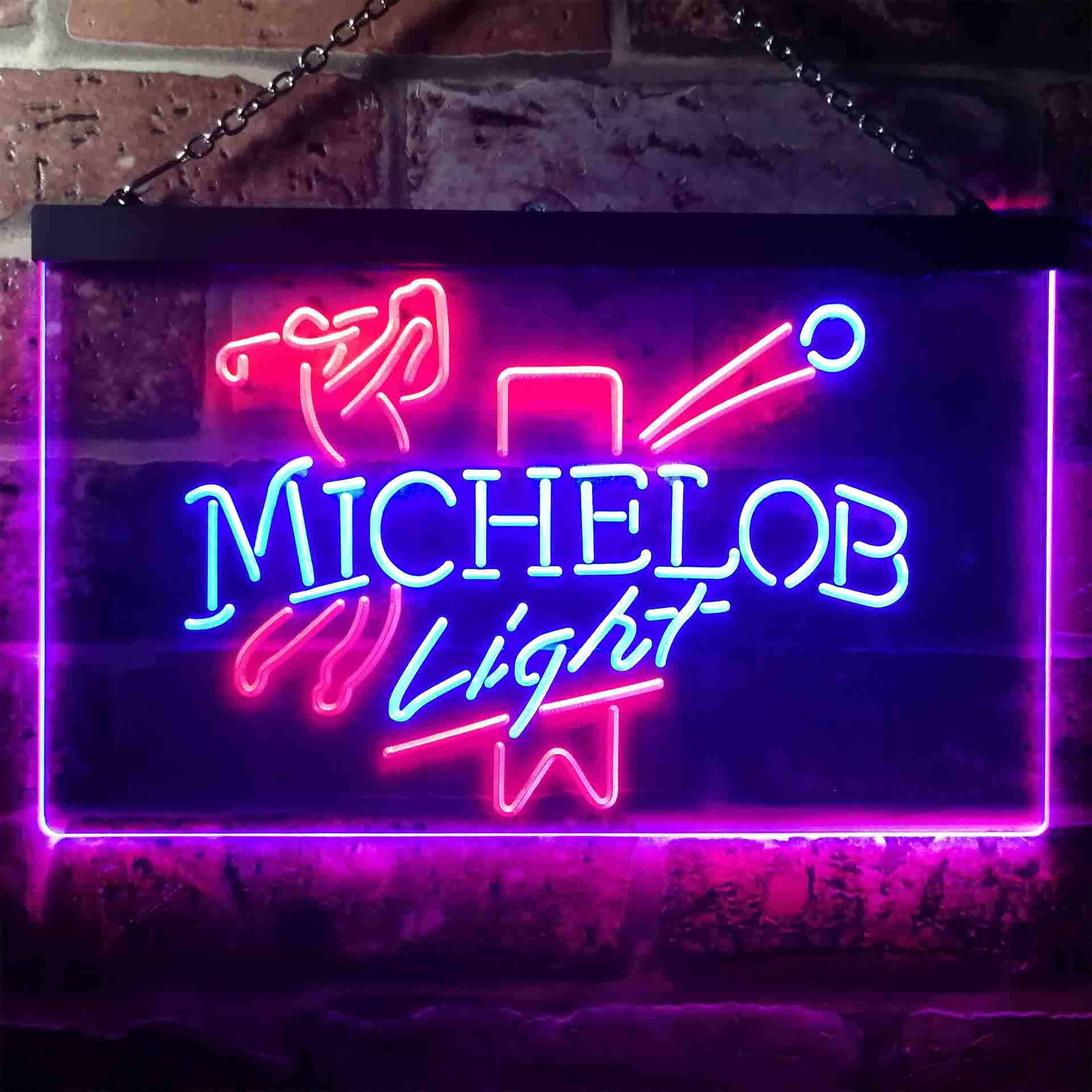 Michelob Light Beer Golf Bar Neon-Like LED Sign - Image 10