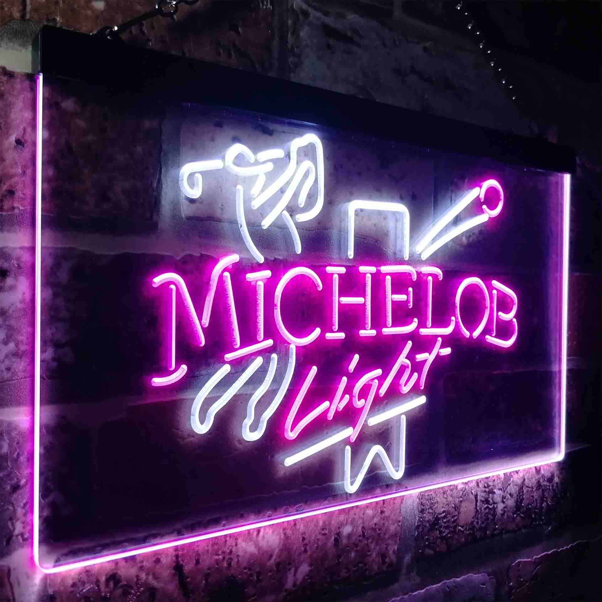 Michelob Light Beer Golf Bar Neon-Like LED Sign - Image 15