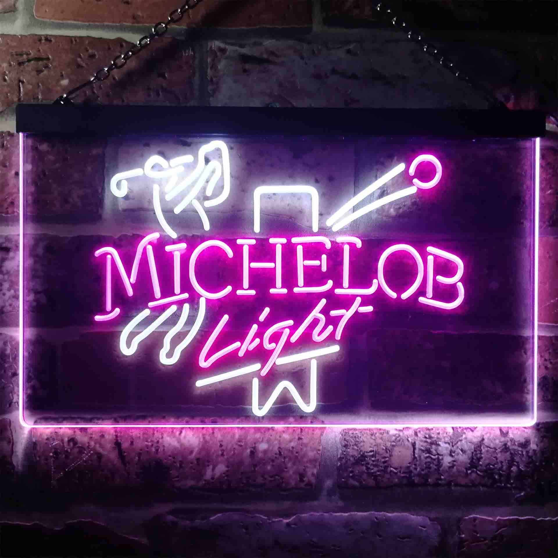 Michelob Light Beer Golf Bar Neon-Like LED Sign - Image 2