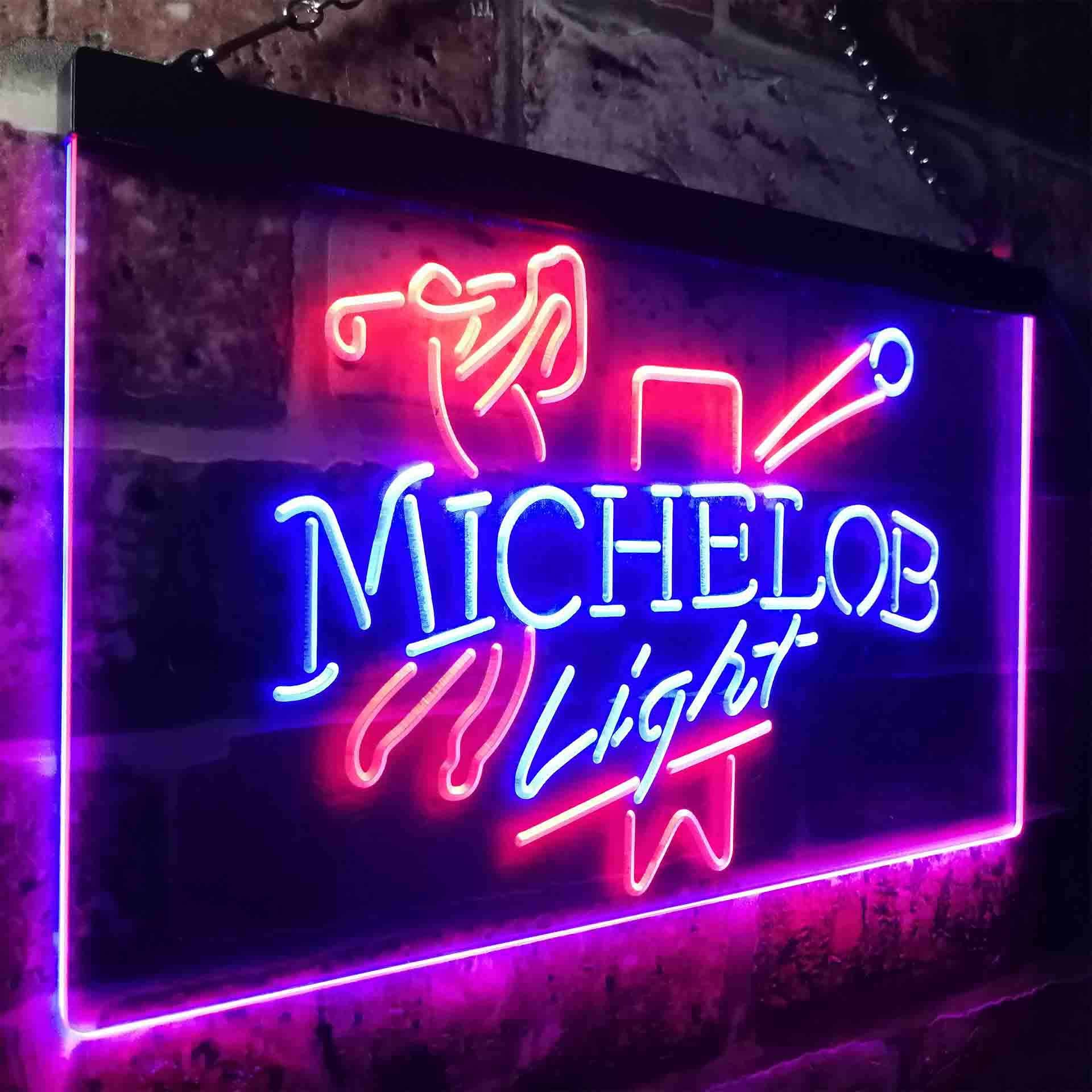 Michelob Light Beer Golf Bar Neon-Like LED Sign - Image 23