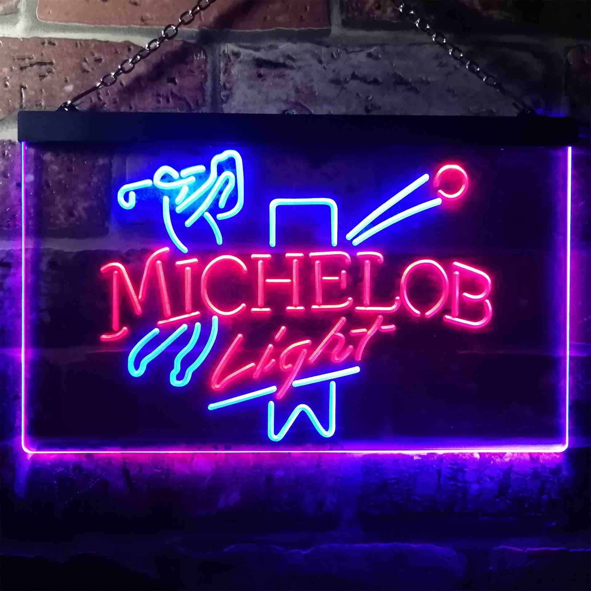 Michelob Light Beer Golf Bar Neon-Like LED Sign - Image 8