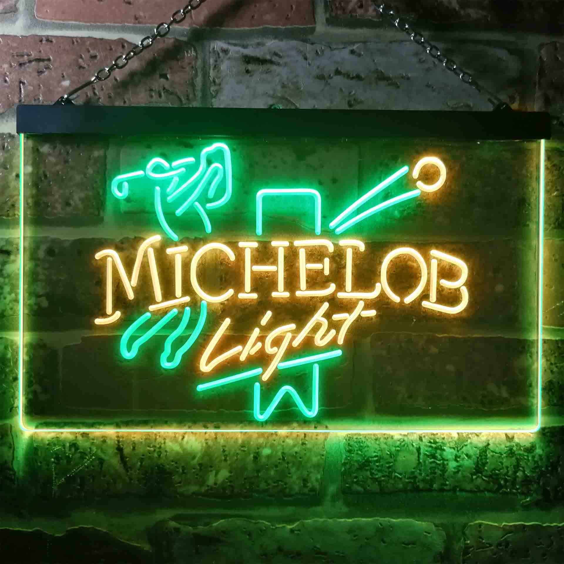 Michelob Light Beer Golf Bar Neon-Like LED Sign - Image 9