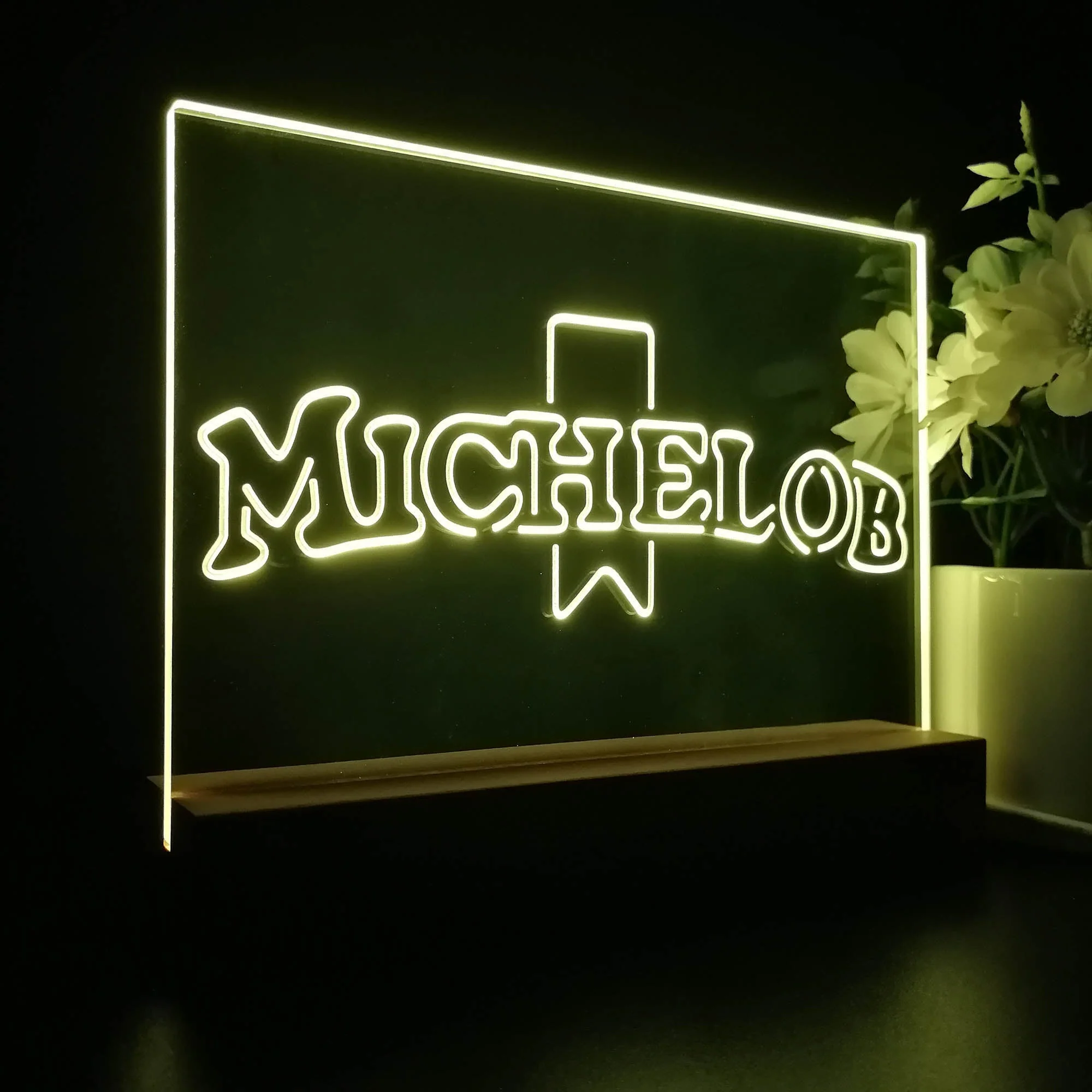 Michelob Logo Neon Sign Pub Bar Lamp - Image 7