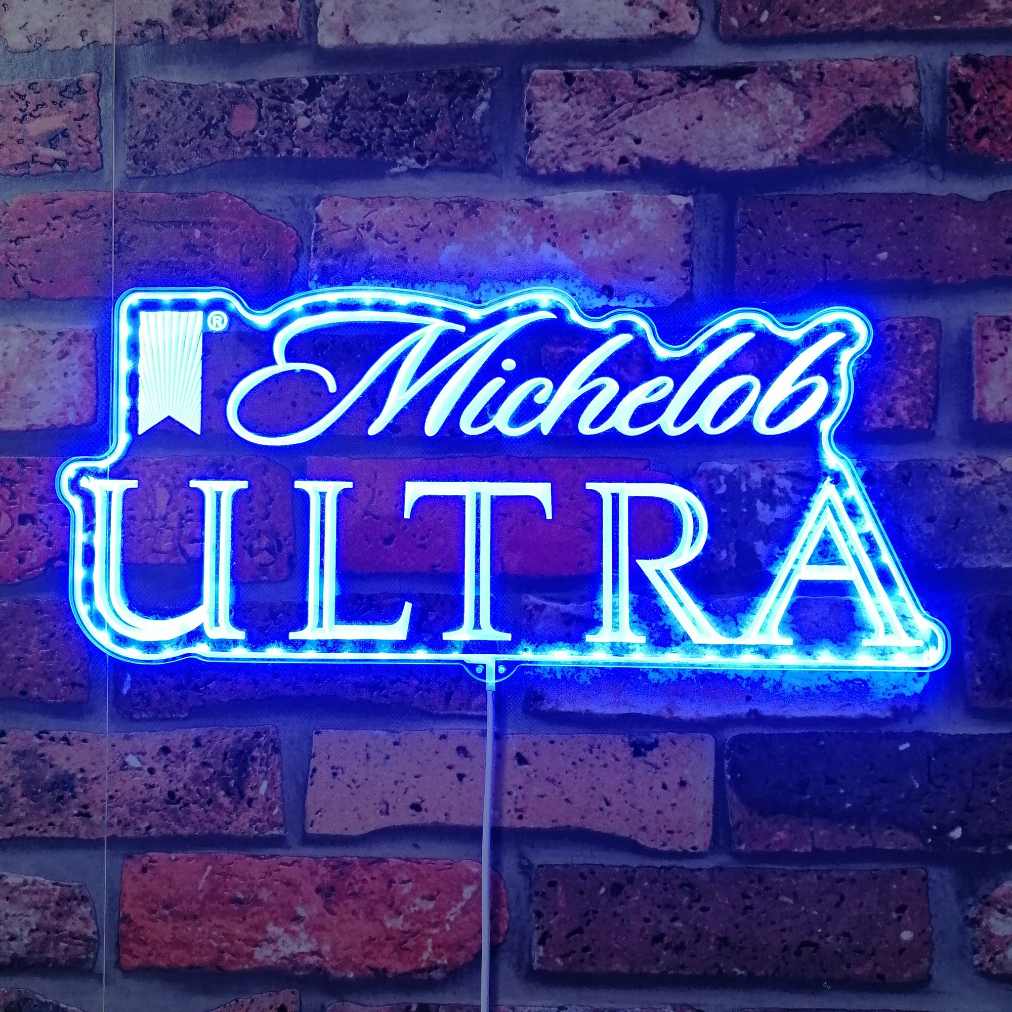 Michelob ultra Neon LED Sign with Dynamic RGB Colors - Image 4