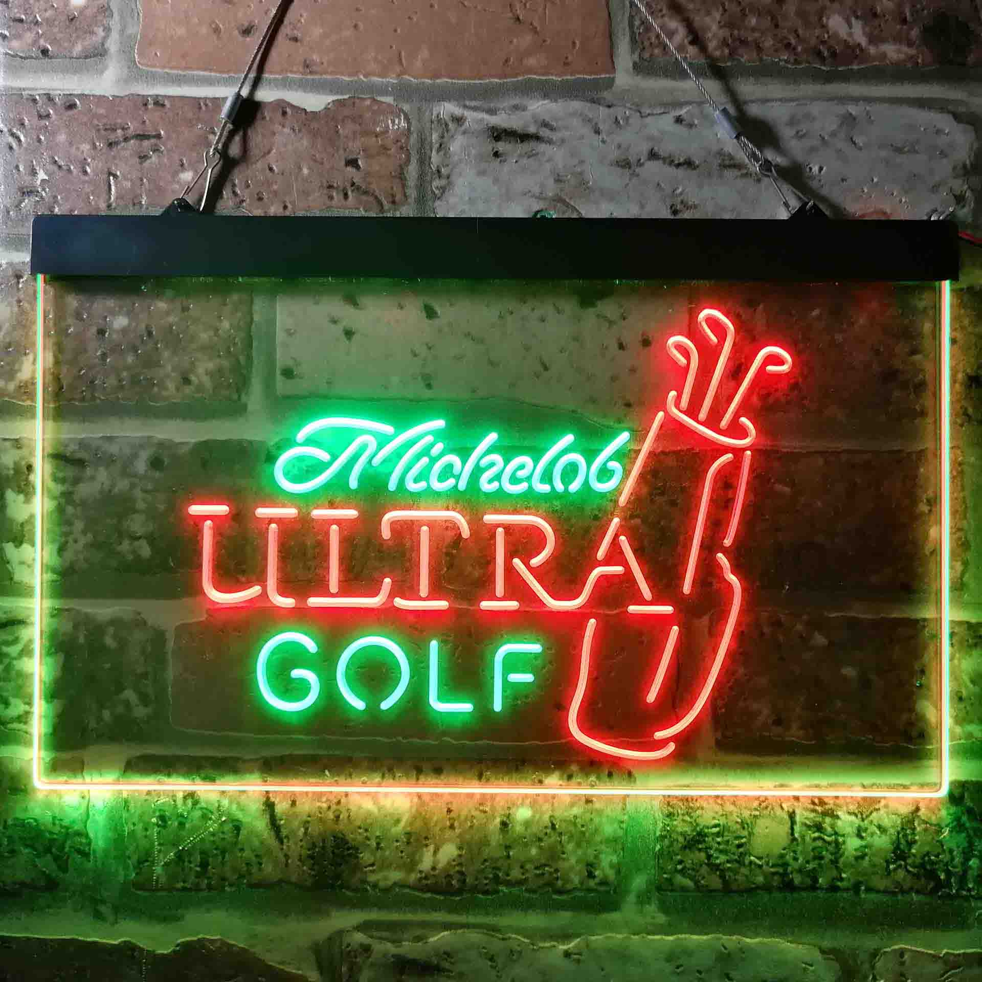 Michelob Ultra Golf Bag Home Bar Neon Light LED Sign - Image 11