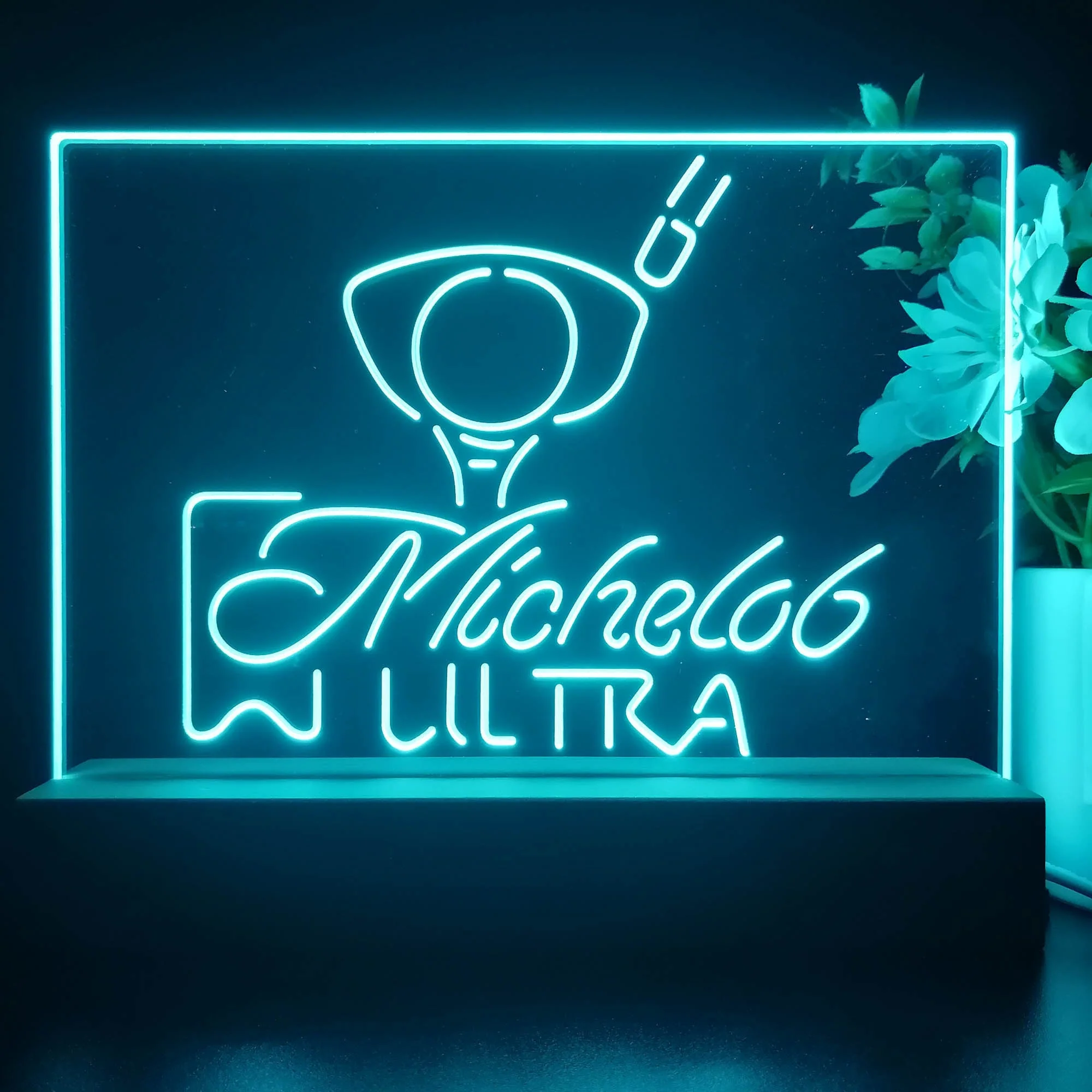 Michelob Ultra Golf Ball Neon Sign Pub Bar Lamp - Image 3