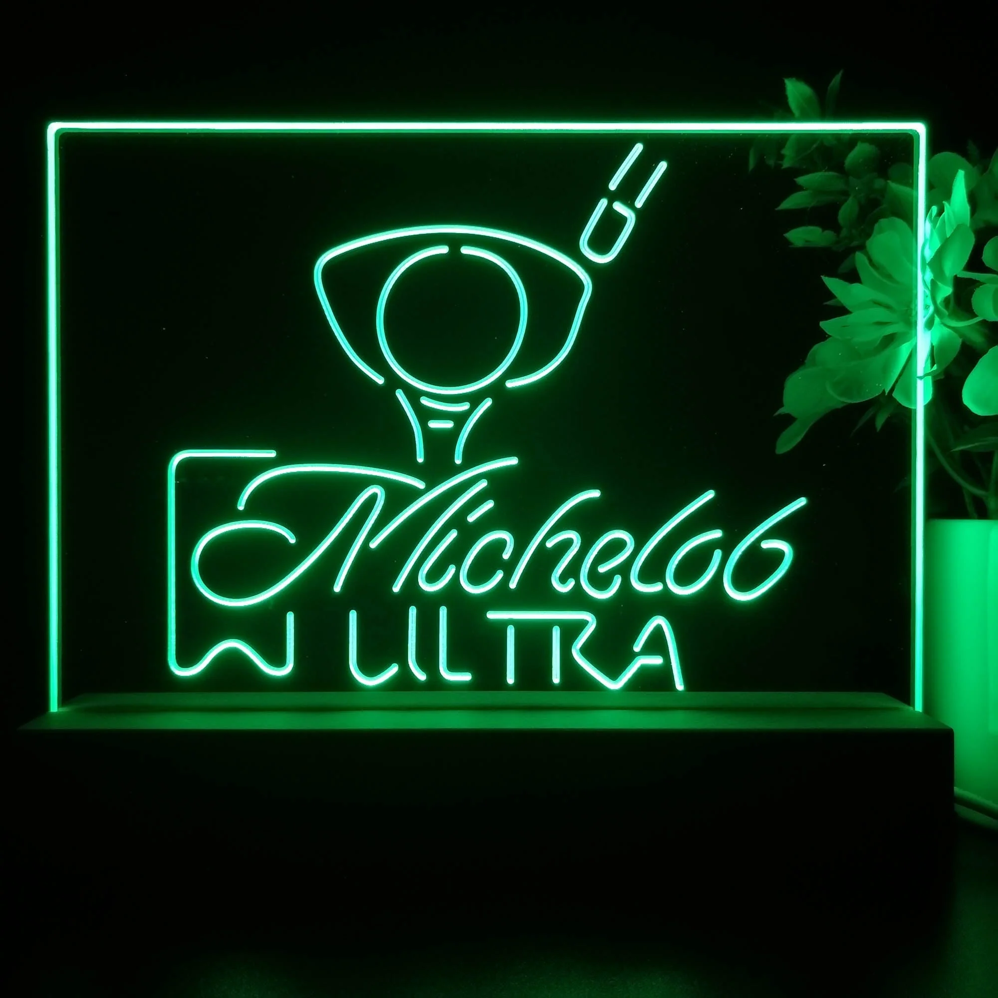 Michelob Ultra Golf Ball Neon Sign Pub Bar Lamp - Image 4