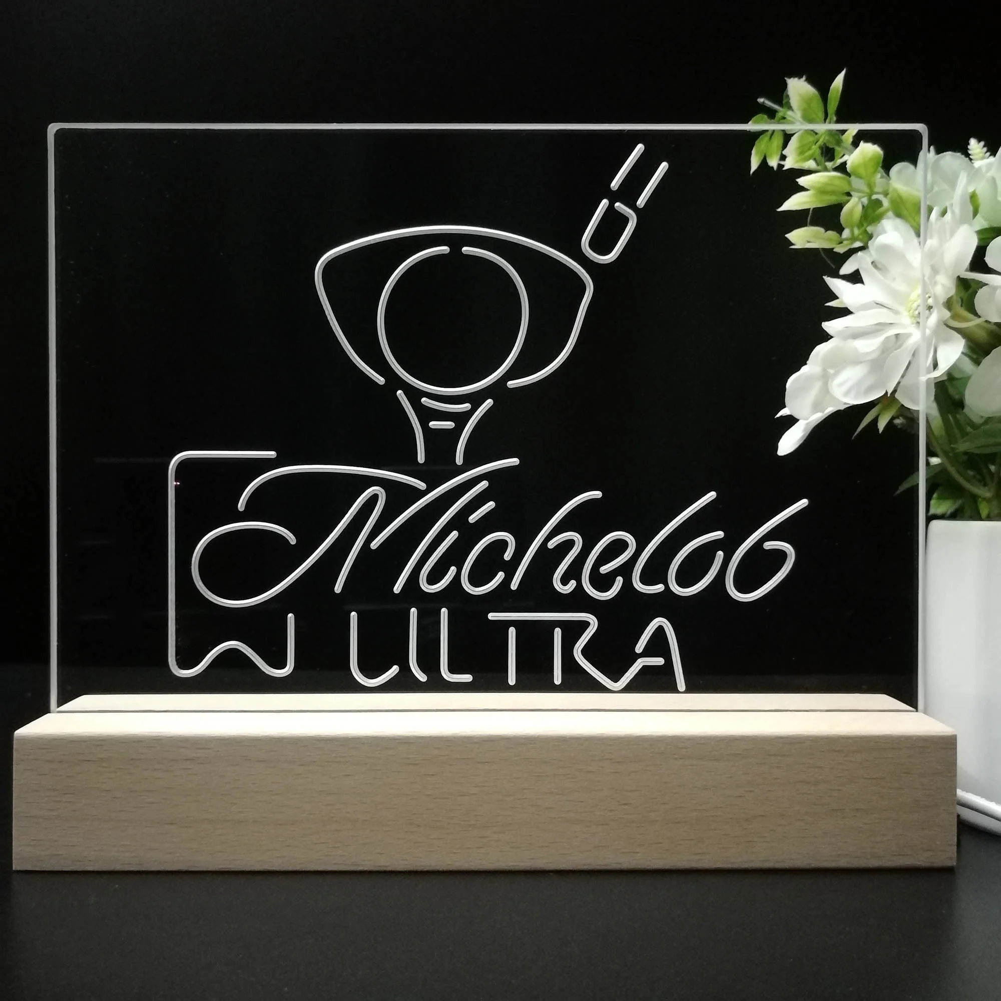 Michelob Ultra Golf Ball Neon Sign Pub Bar Lamp - Image 8