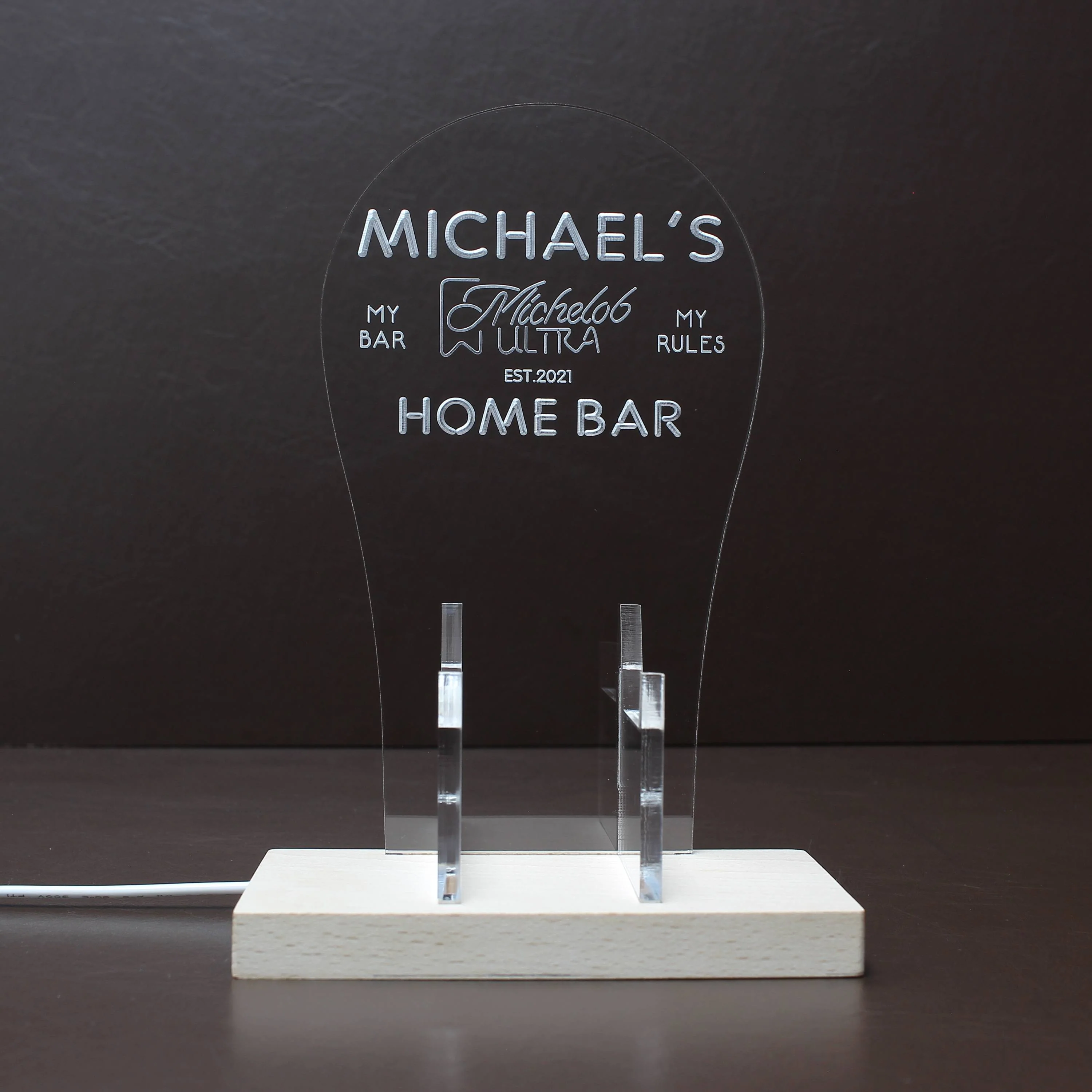 Michelob Ultra RGB LED Gaming Headset Controller Stand - Image 8