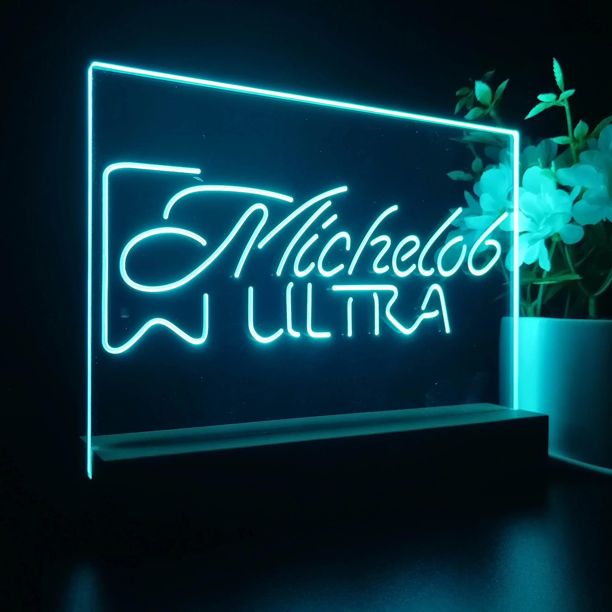 Michelob Ultra Superior Light Beer Neon Sign Pub Bar Lamp - Image 7
