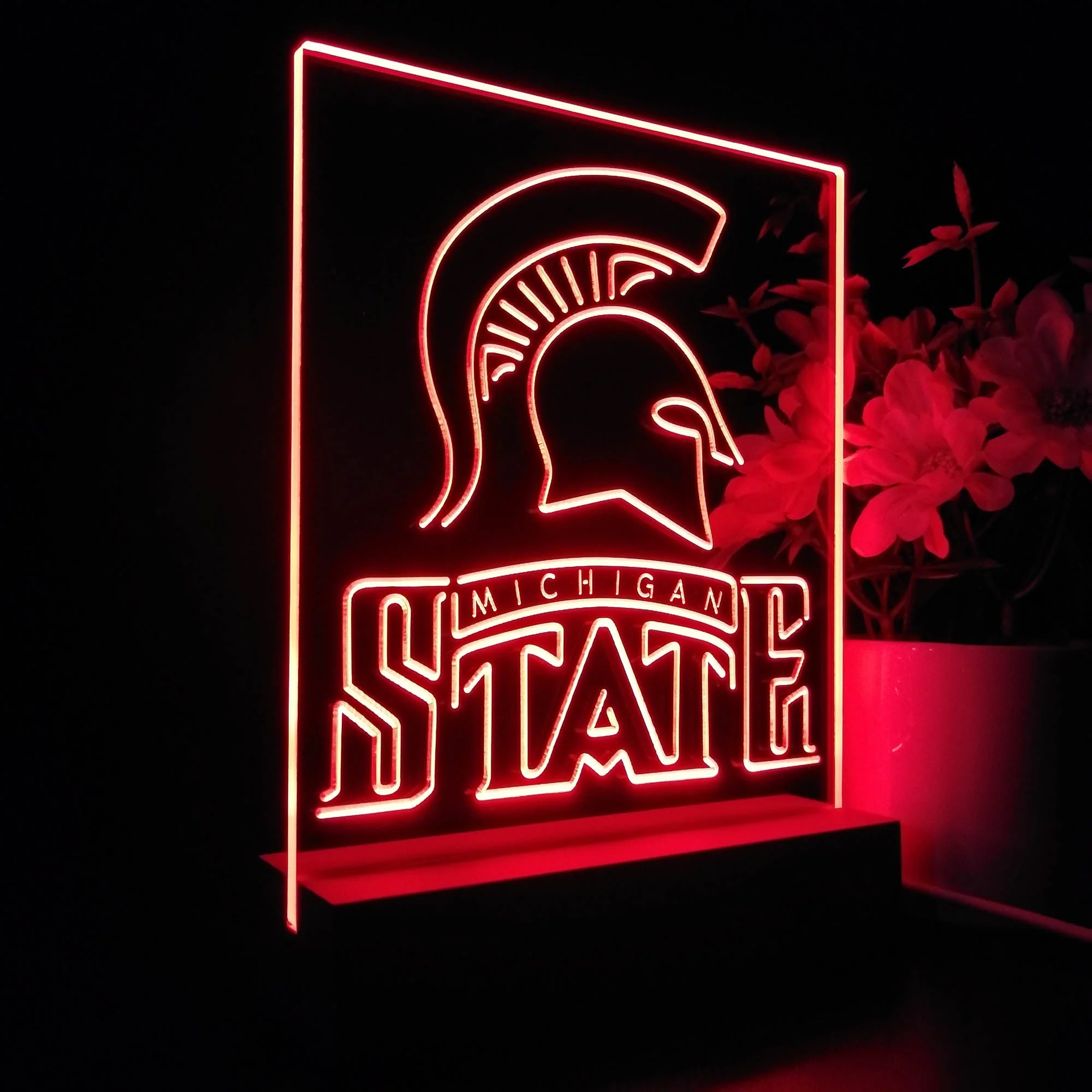 Michigan State Spartans Neon Sign Pub Bar Lamp - Image 6
