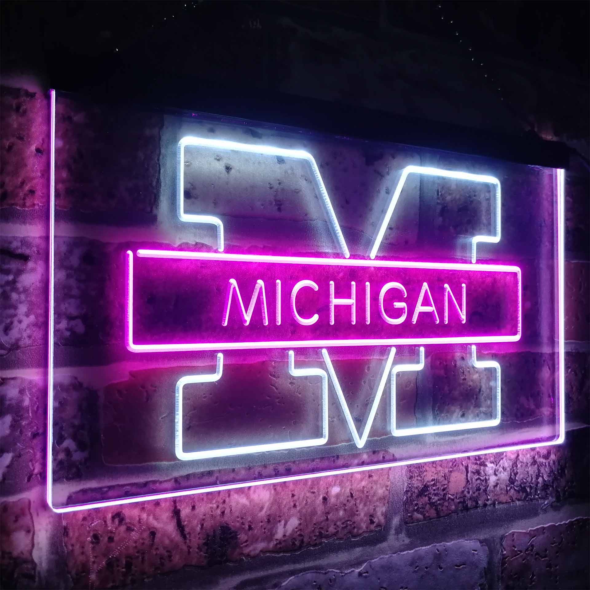 Michigan Wolverines Neon-Like LED Sign - Image 21