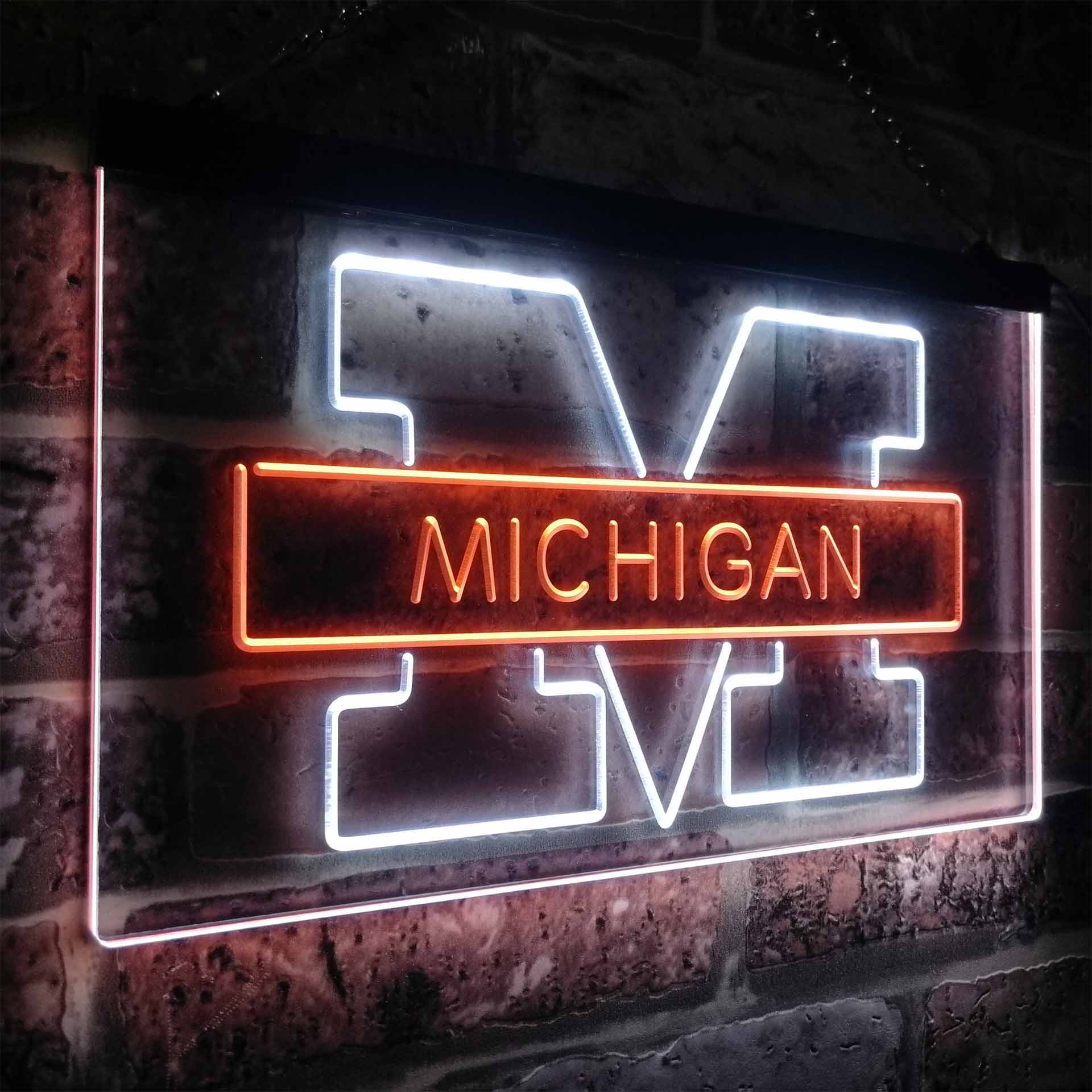 Michigan Wolverines Neon-Like LED Sign - Image 26