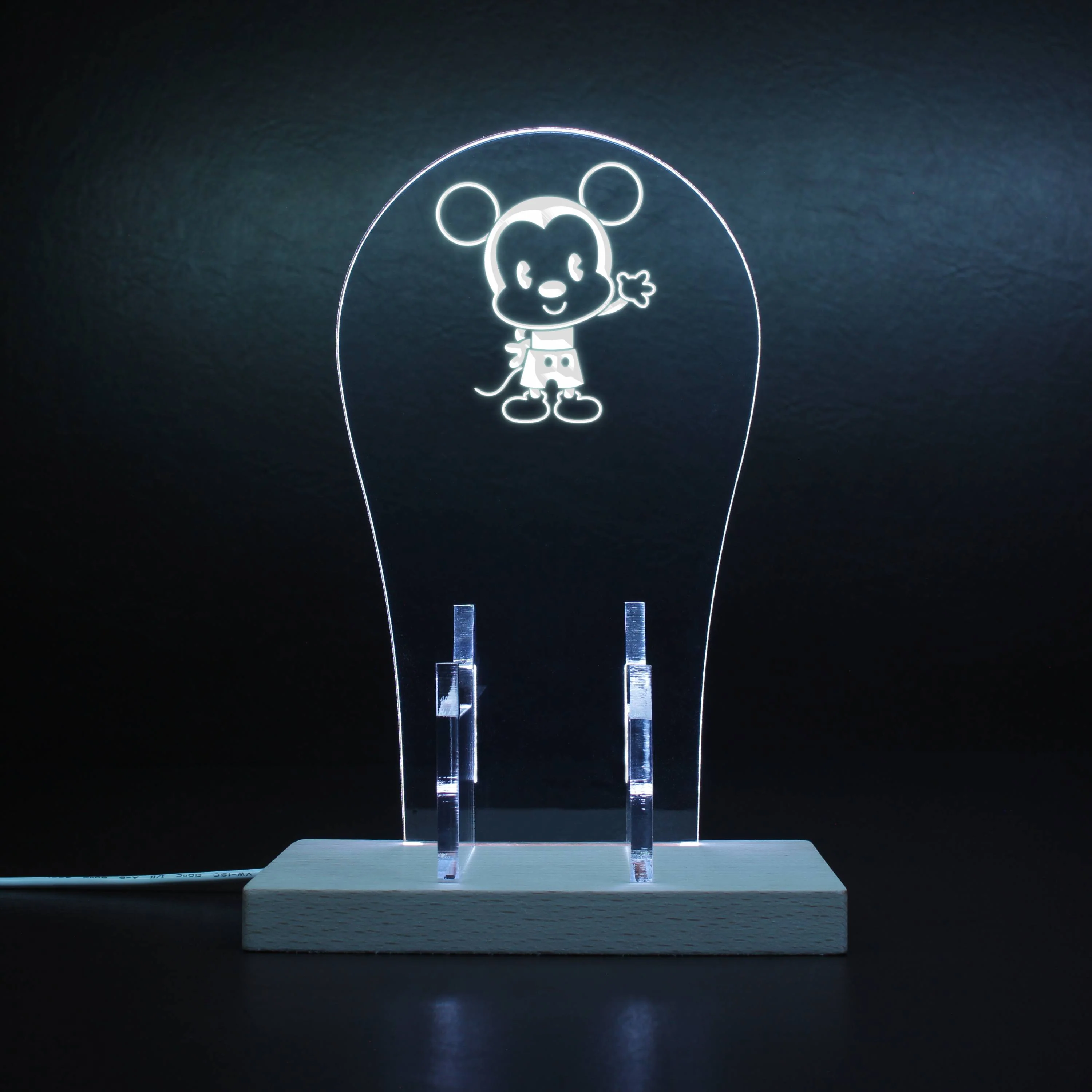 Mickey LED Gaming Headset Controller Stand - Image 6
