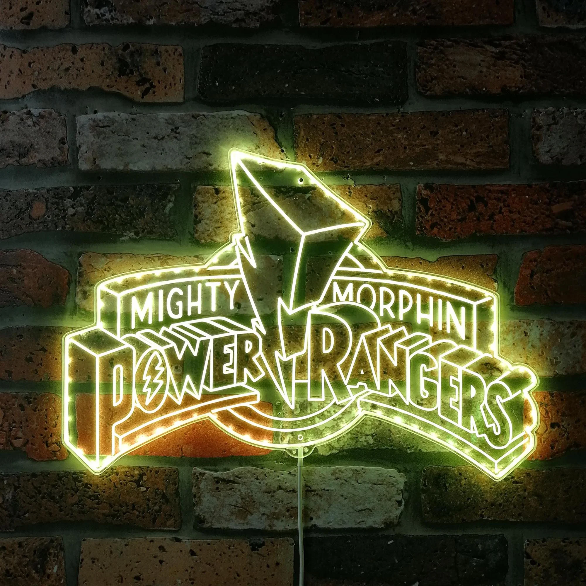 Mighty Morphin Power of Rangers Neon LED Sign with Dynamic RGB Colors - Image 7
