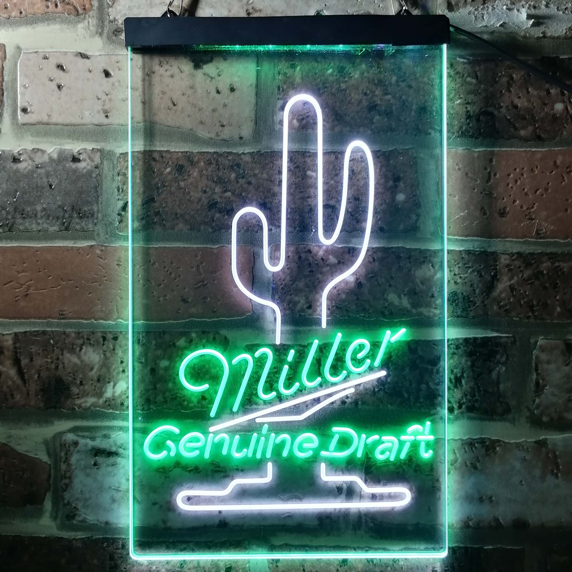Miller Genuine Draft Cactus Home Bar Neon Light LED Sign - Image 8