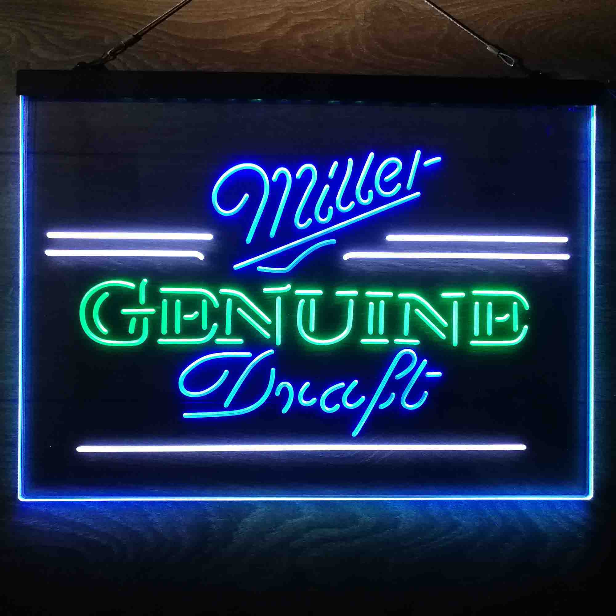 Miller Genuine Draft Neon 3-Color LED Sign - Image 12