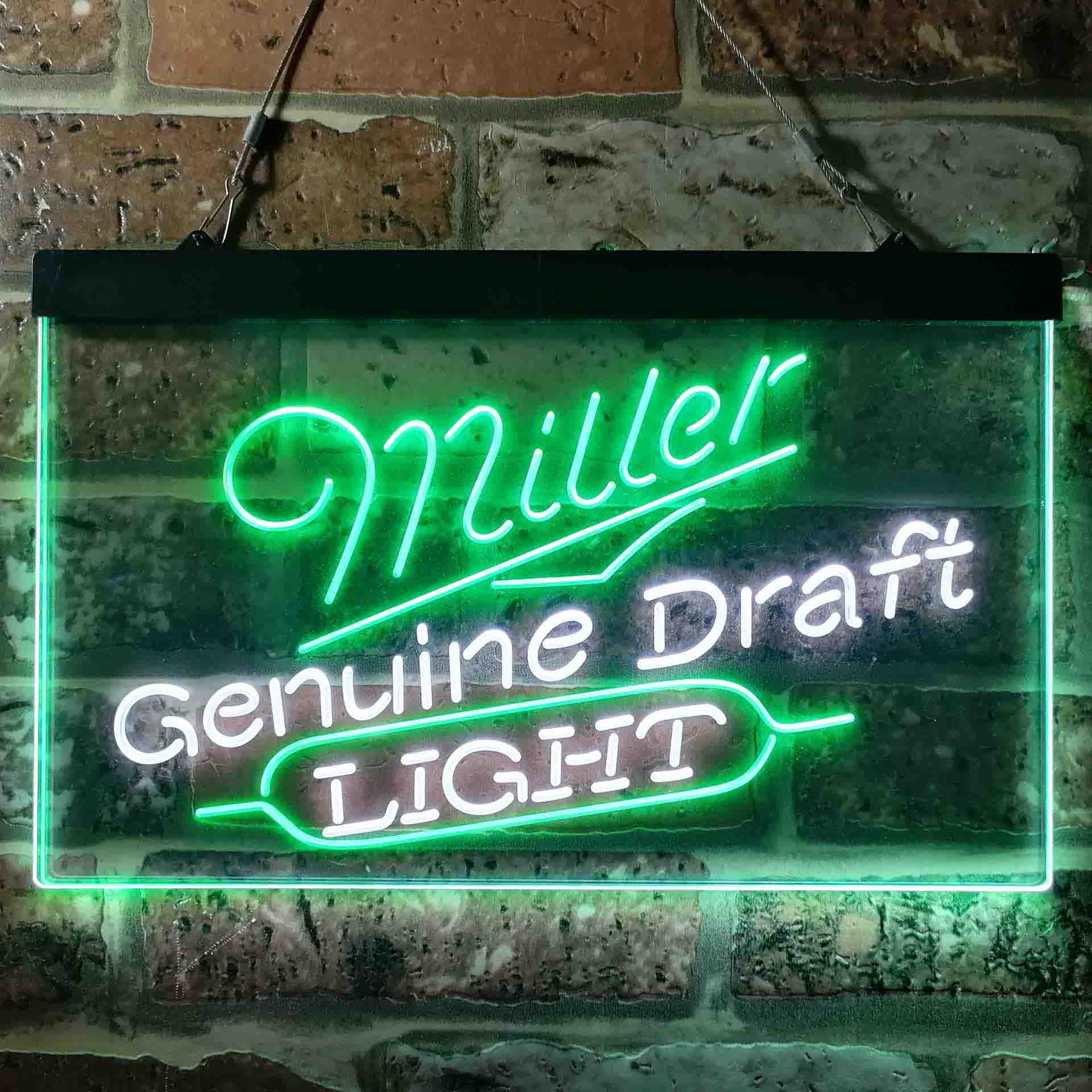 Miller Genuine Draft Light Neon-Like LED Sign - Image 6