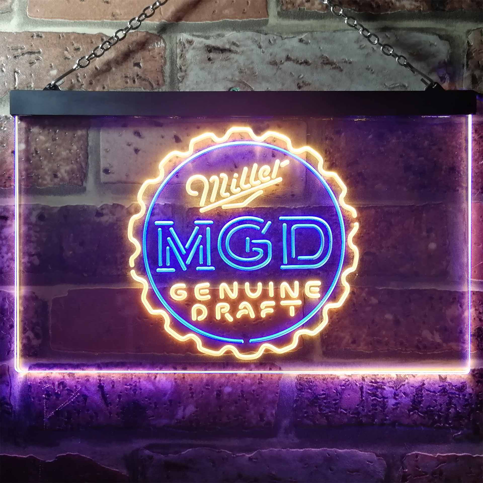 Miller Genuine Draft MGD Neon-Like LED Sign - Image 11