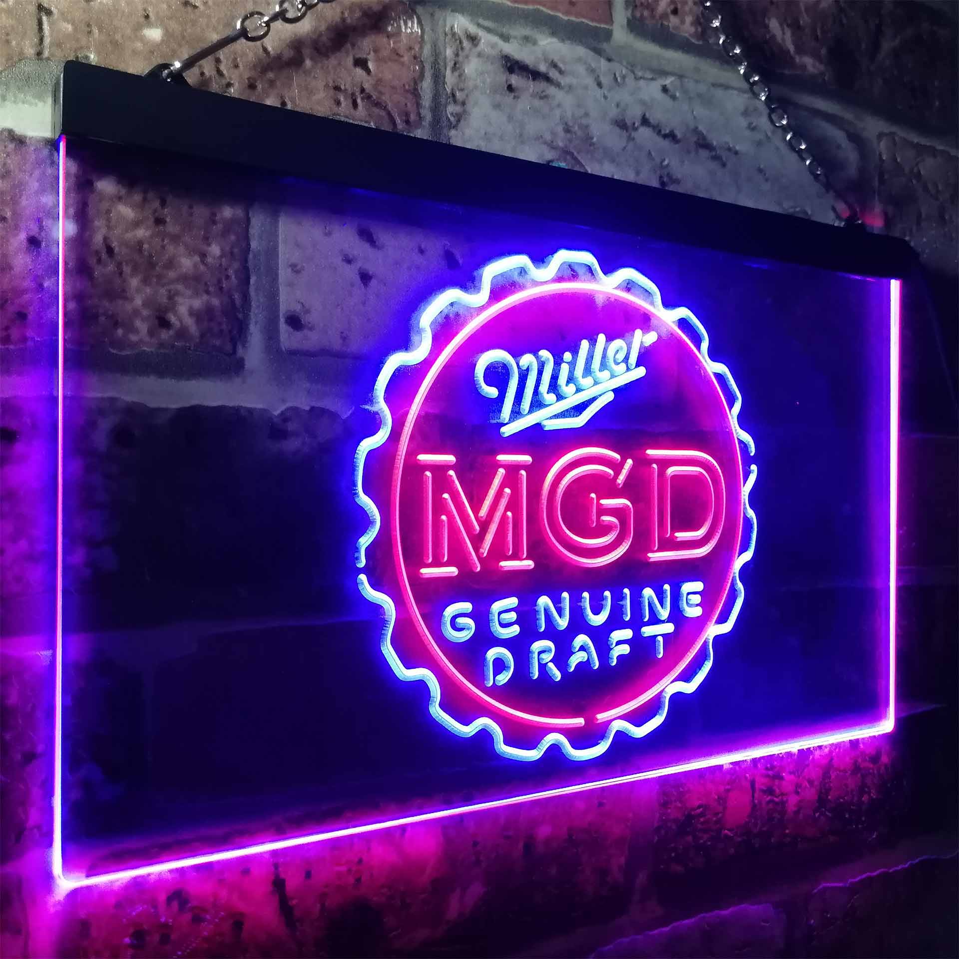 Miller Genuine Draft MGD Neon-Like LED Sign - Image 17