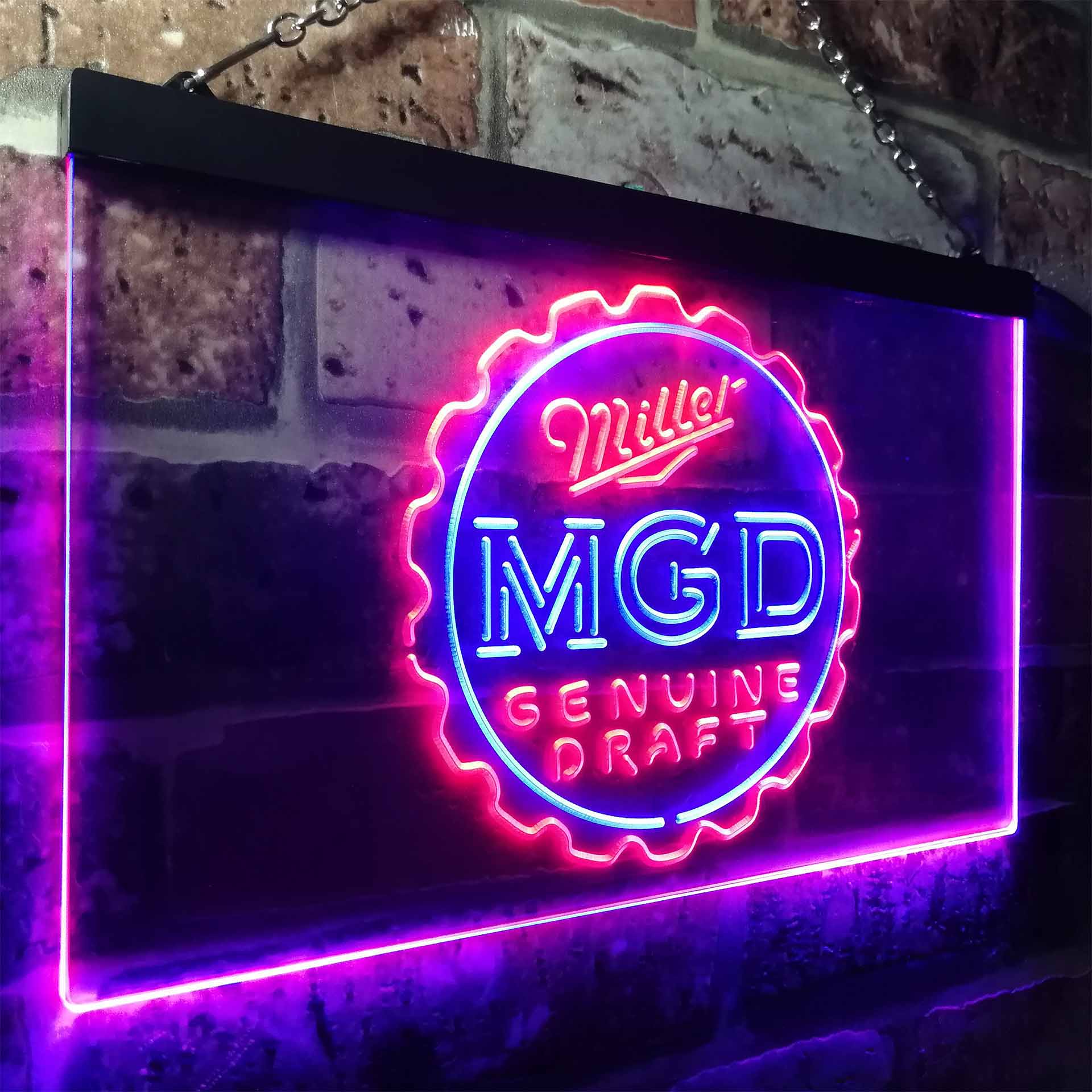 Miller Genuine Draft MGD Neon-Like LED Sign - Image 22