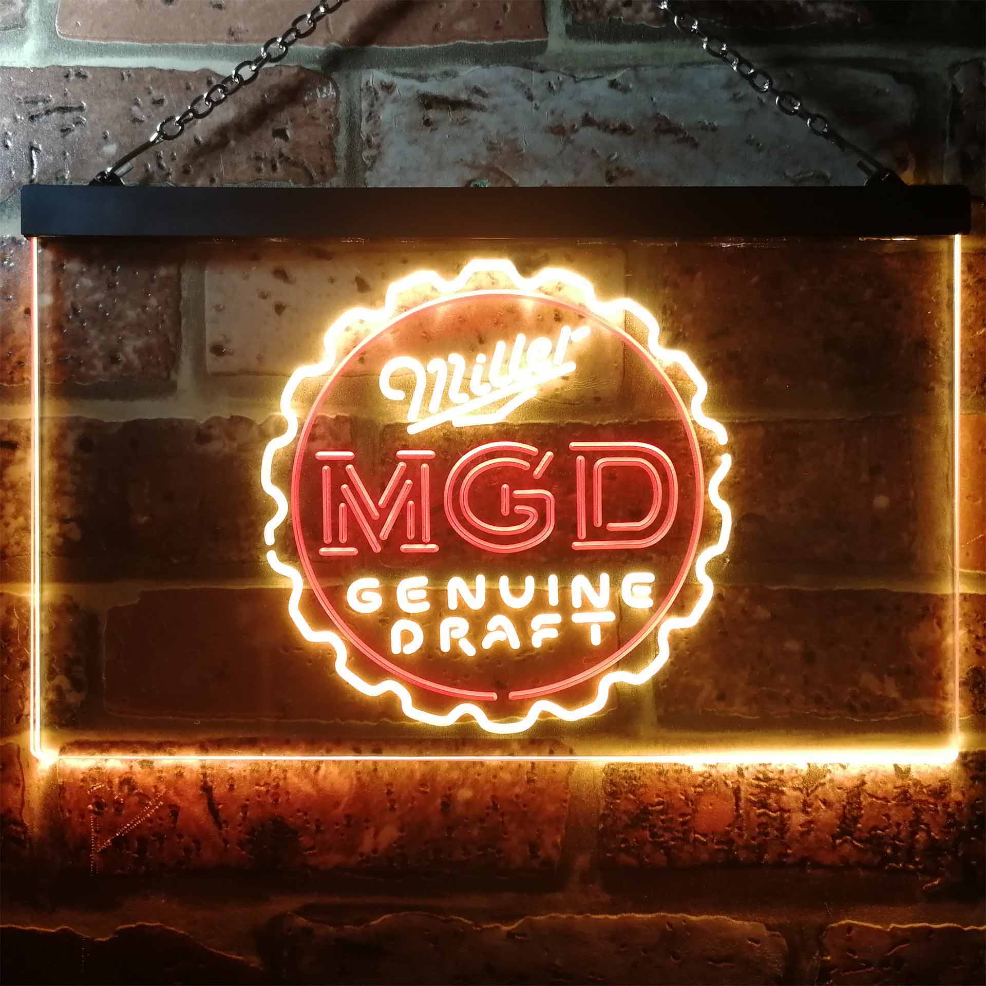 Miller Genuine Draft MGD Neon-Like LED Sign - Image 3