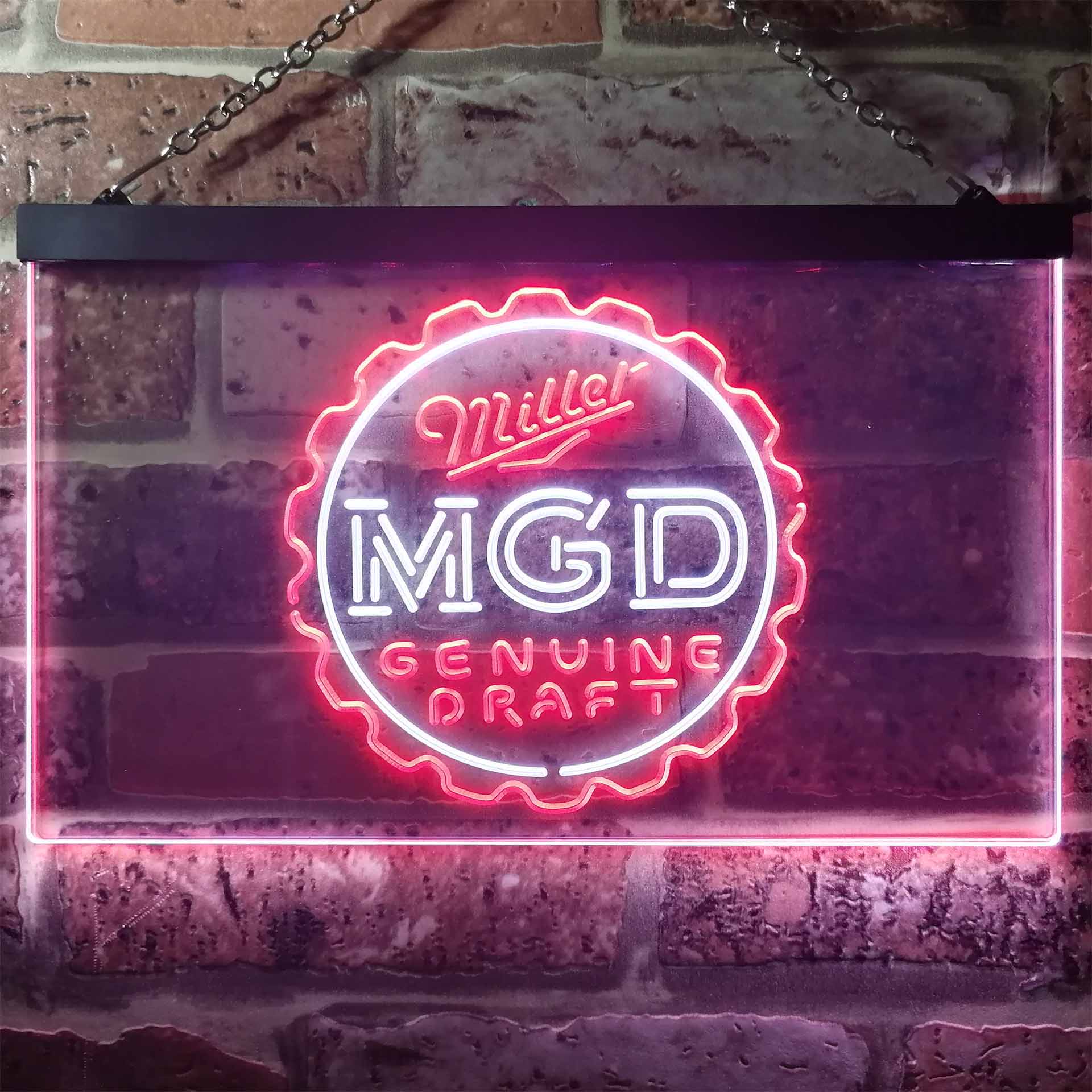 Miller Genuine Draft MGD Neon-Like LED Sign - Image 6
