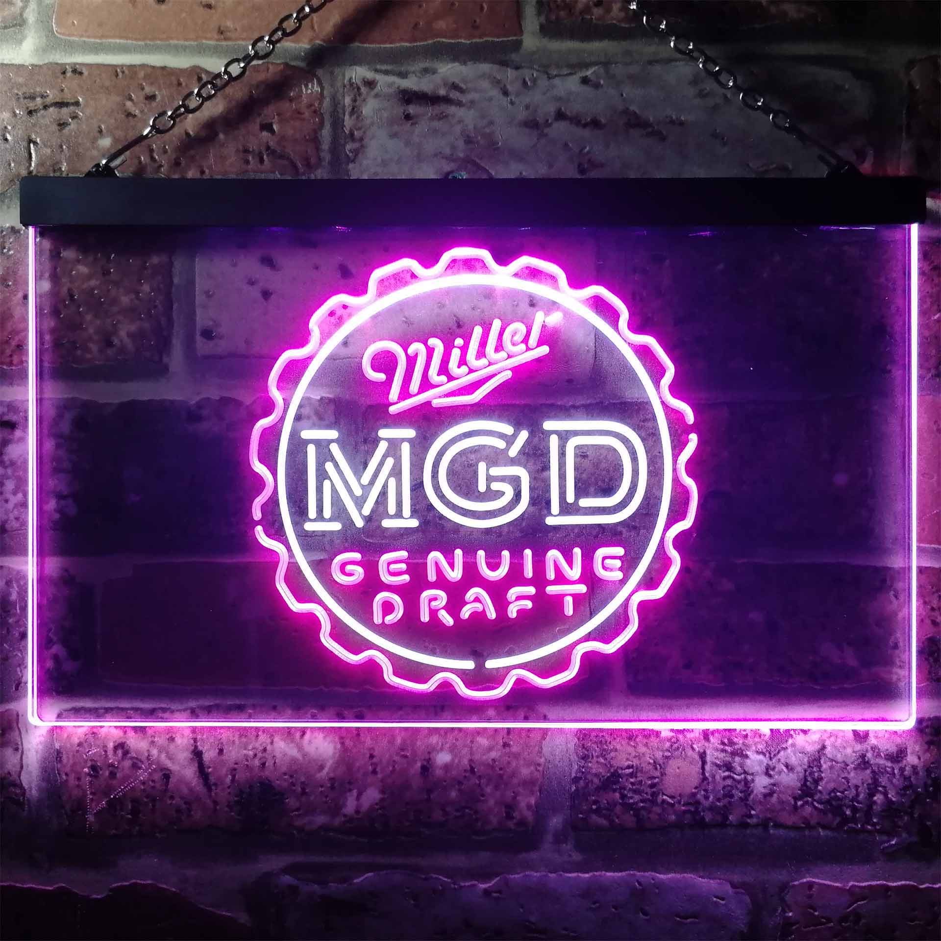 Miller Genuine Draft MGD Neon-Like LED Sign - Image 8