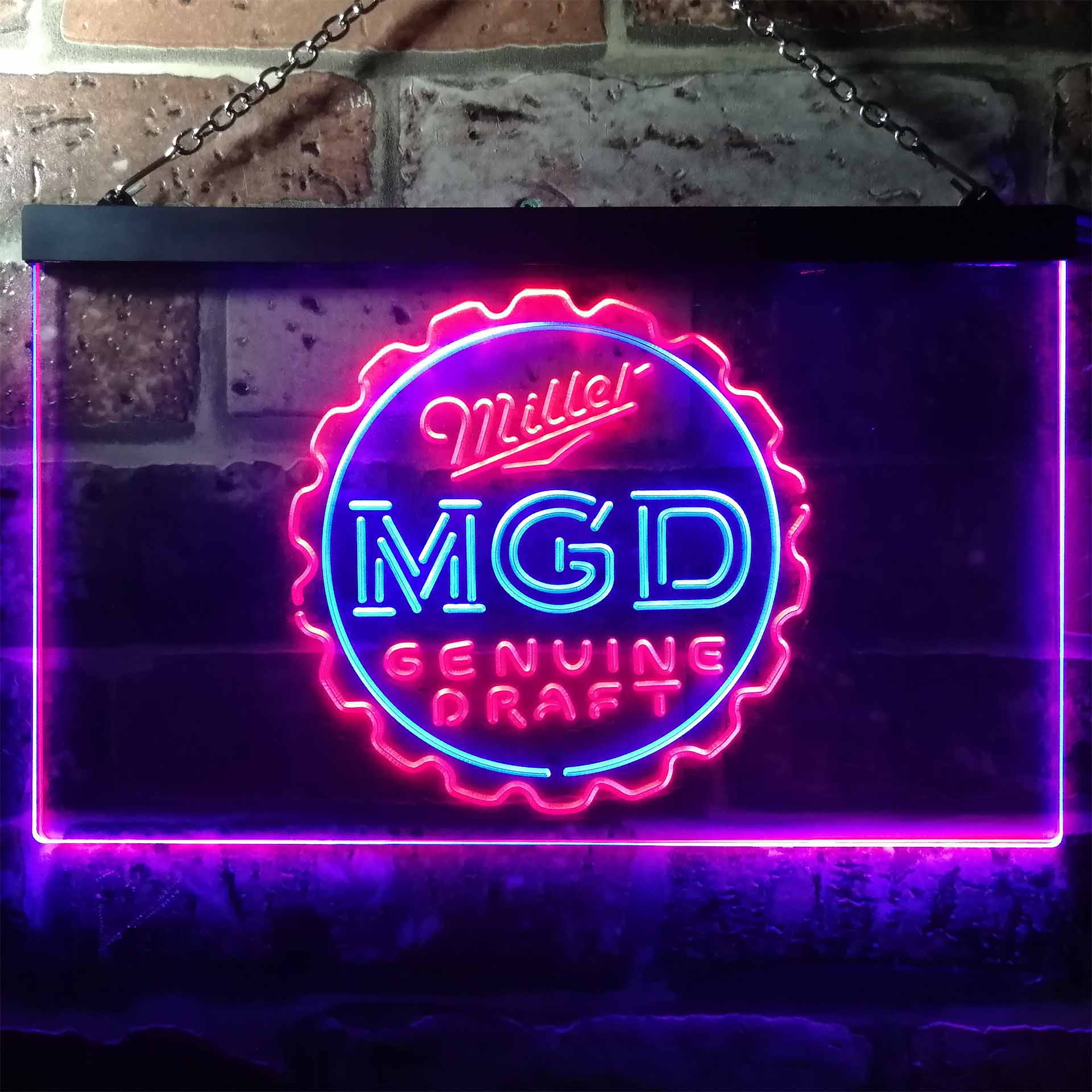 Miller Genuine Draft MGD Neon-Like LED Sign - Image 9