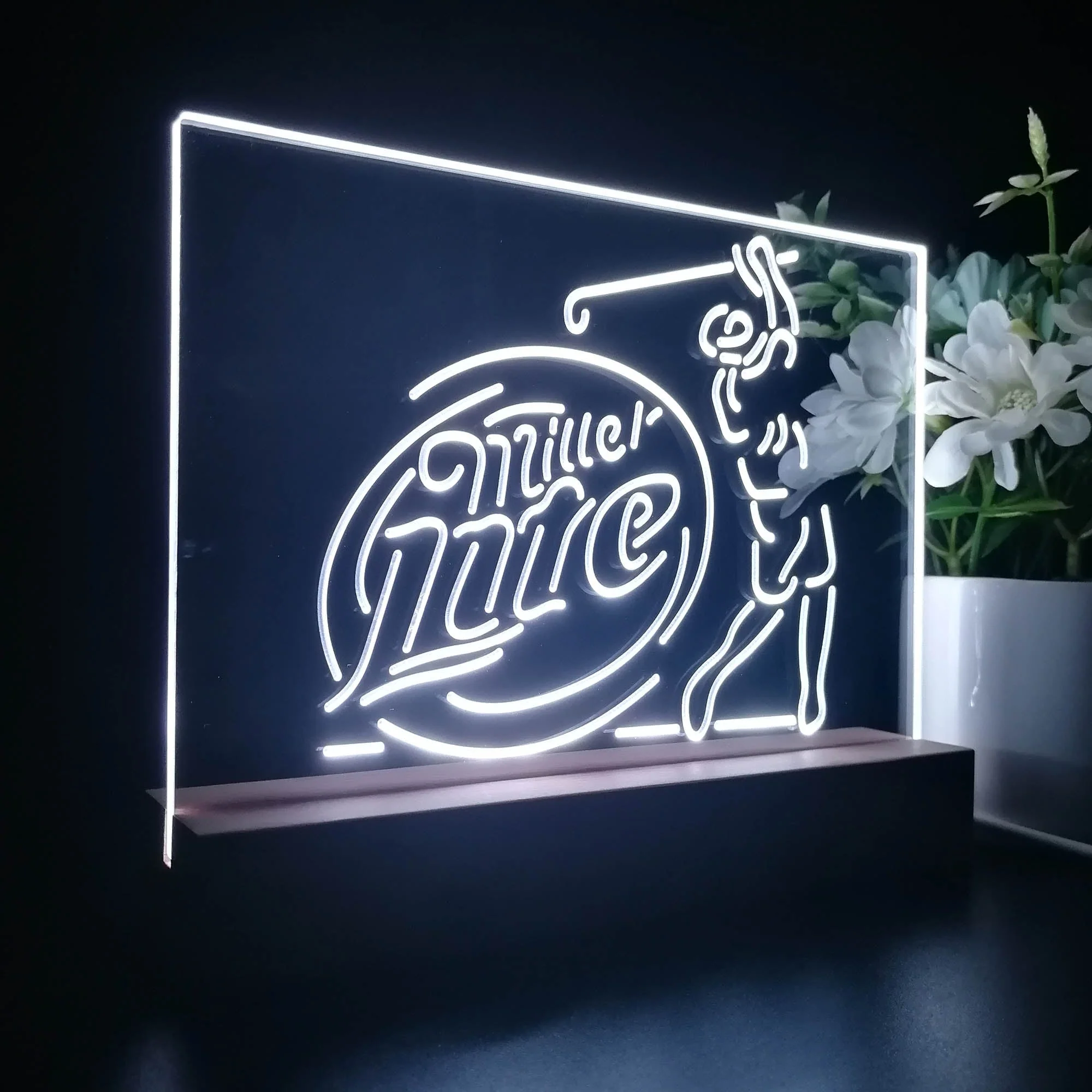 Miller Golf Neon Sign Pub Bar Lamp - Image 6