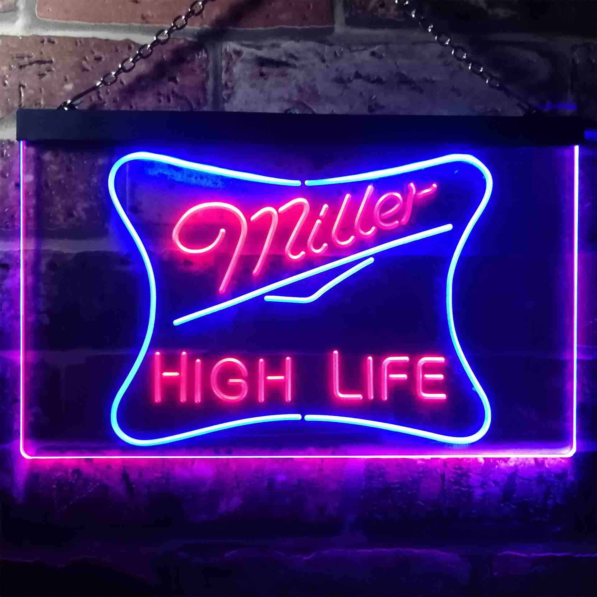 Miller High Life Beer Neon-Like LED Sign - Image 6