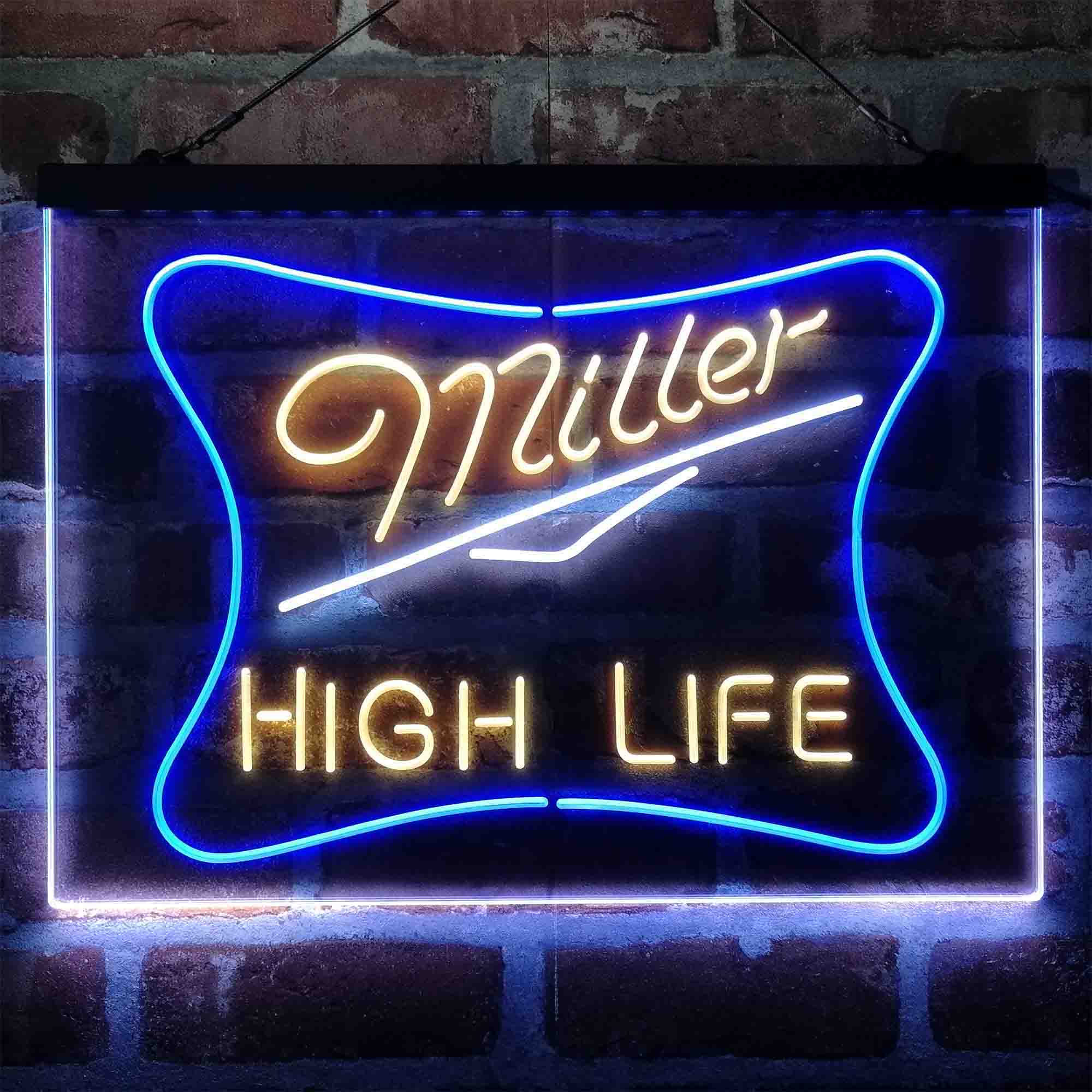 Miller High Life Beer  Neon 3-Color LED Sign - Image 8
