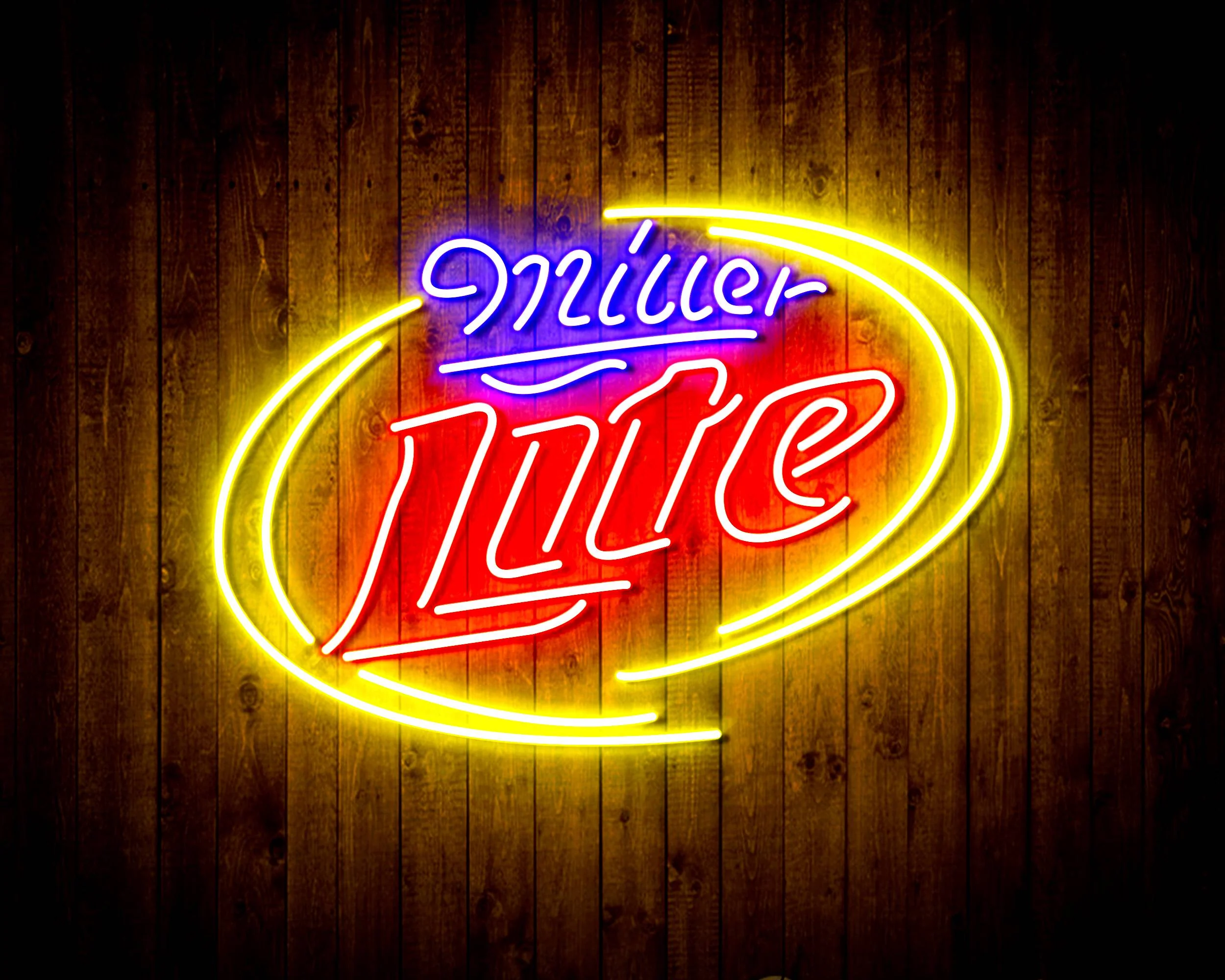 Miller Lite Handmade Neon Flex LED Sign - Image 6