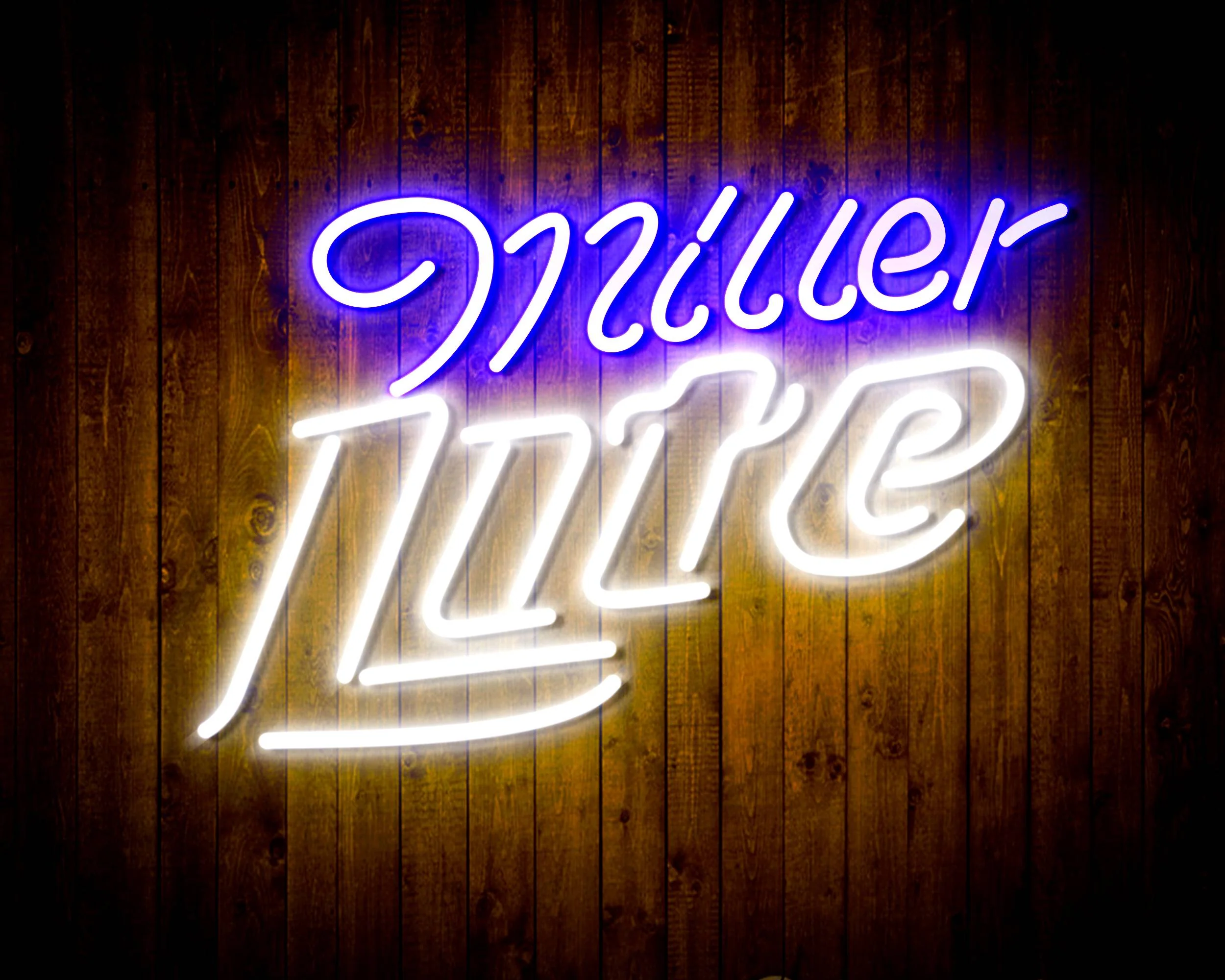 Miller Lite Classic Handmade Neon Flex LED Sign - Image 3