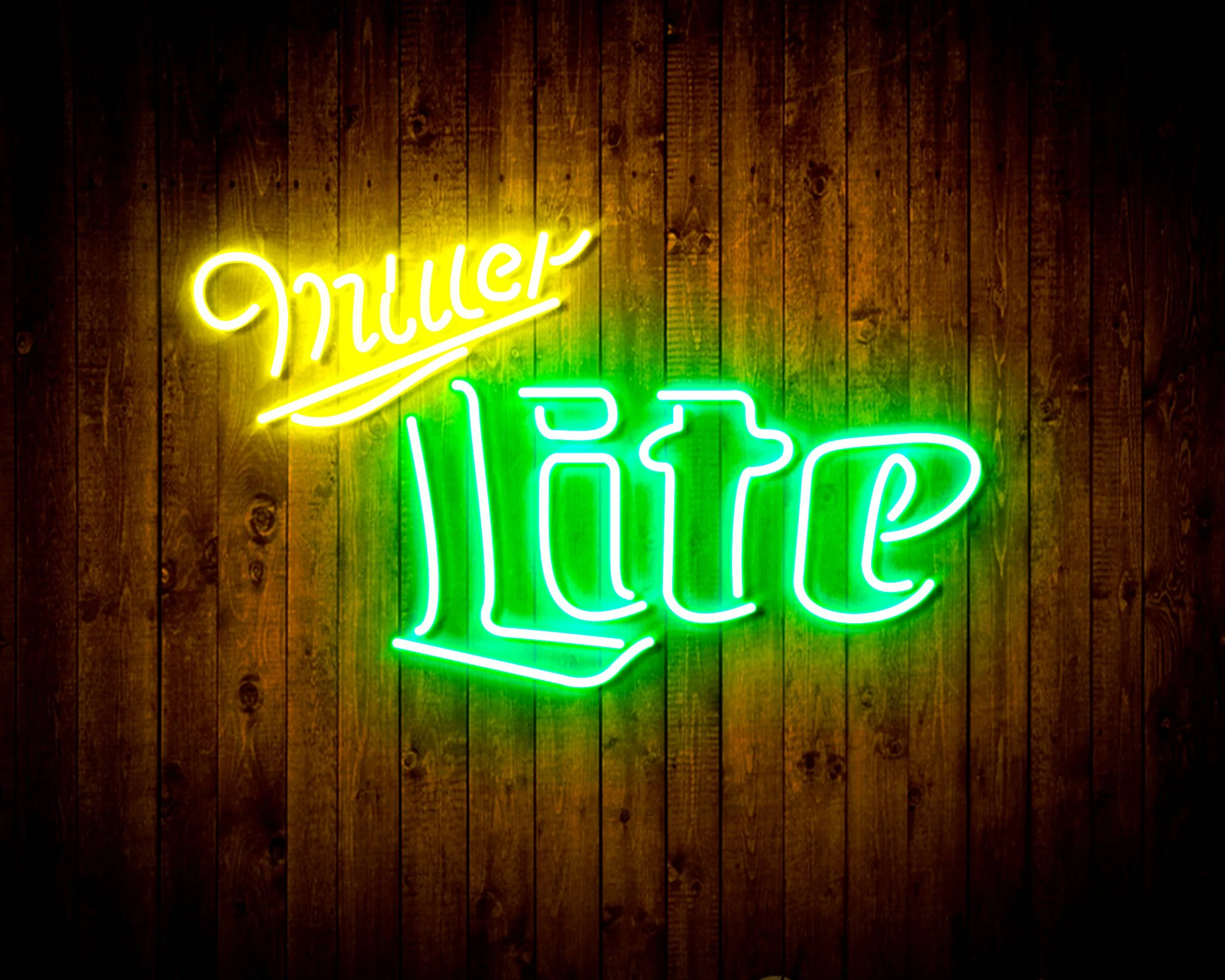 Miller Lite Bar Handmade Neon Flex LED Sign - Image 13