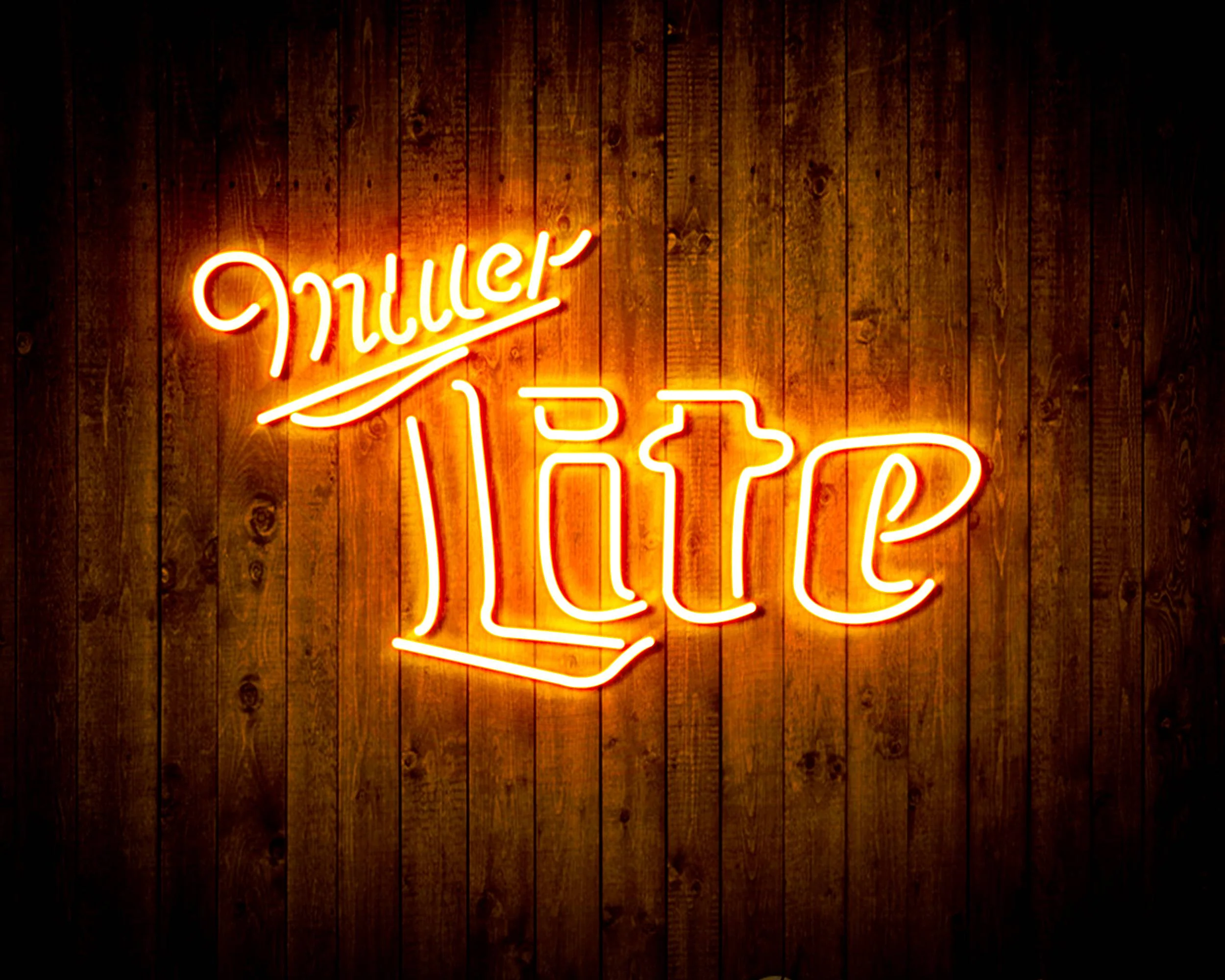 Miller Lite Bar Handmade Neon Flex LED Sign - Image 17