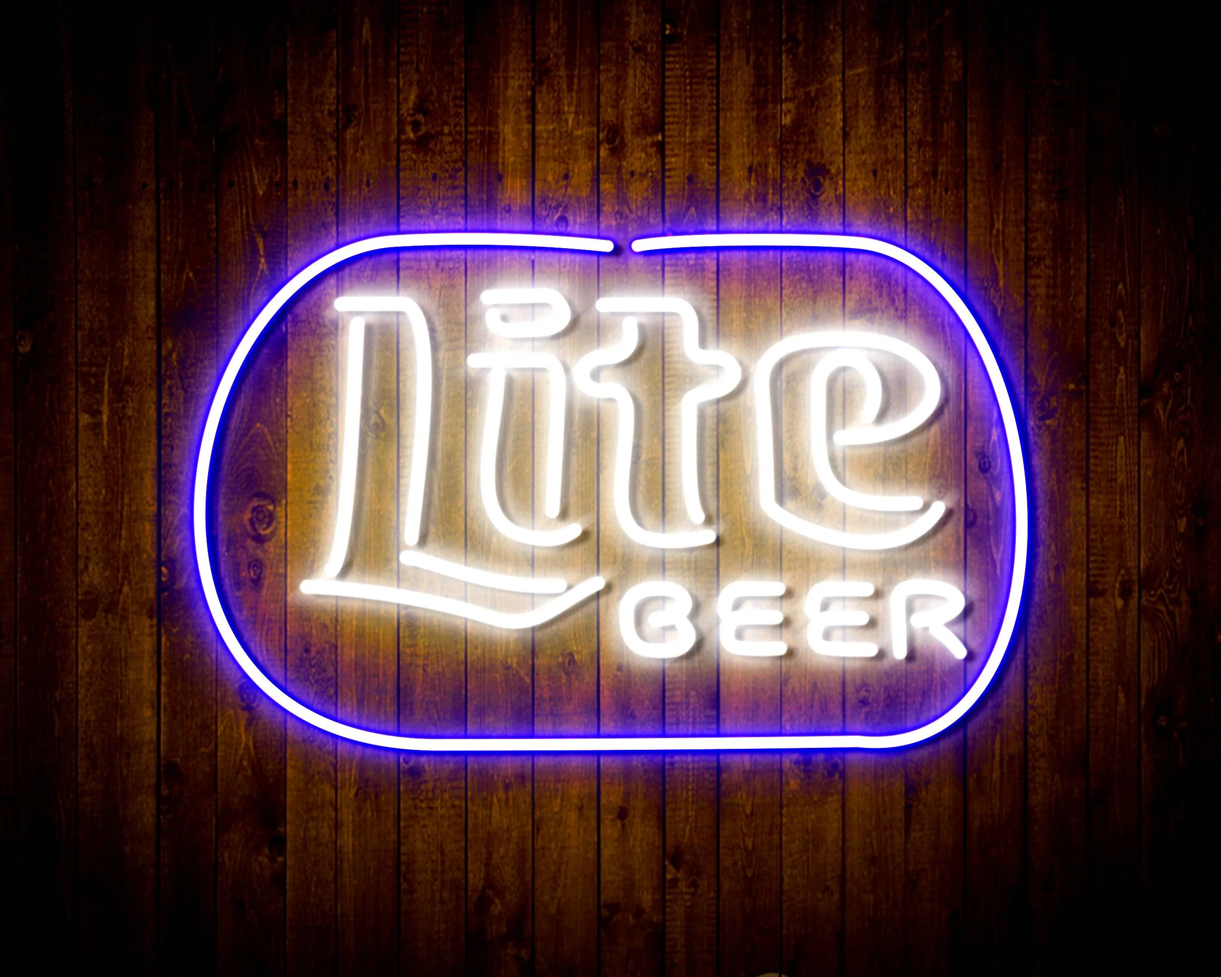 Miller Lite Beer Handmade Neon Flex LED Sign - Image 14
